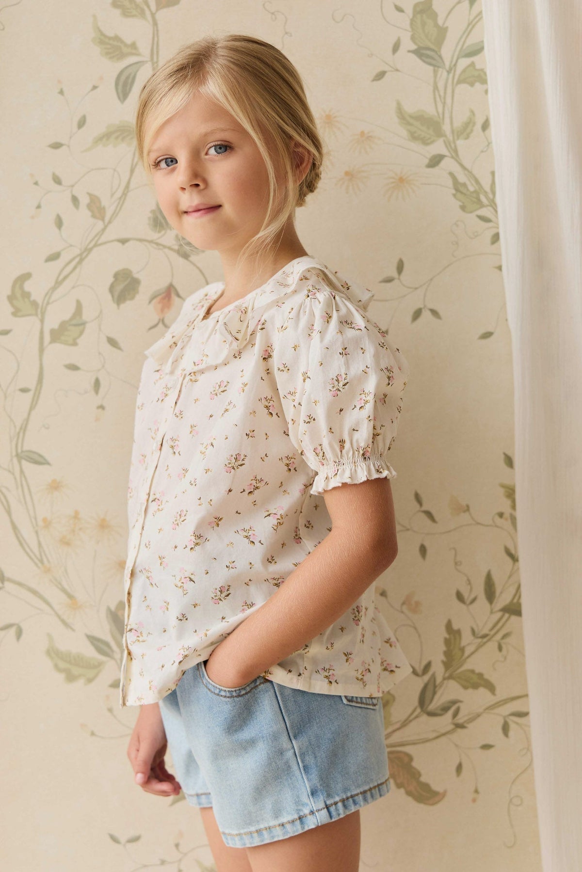Organic Cotton Alora Top - Bianca Antique - image 1