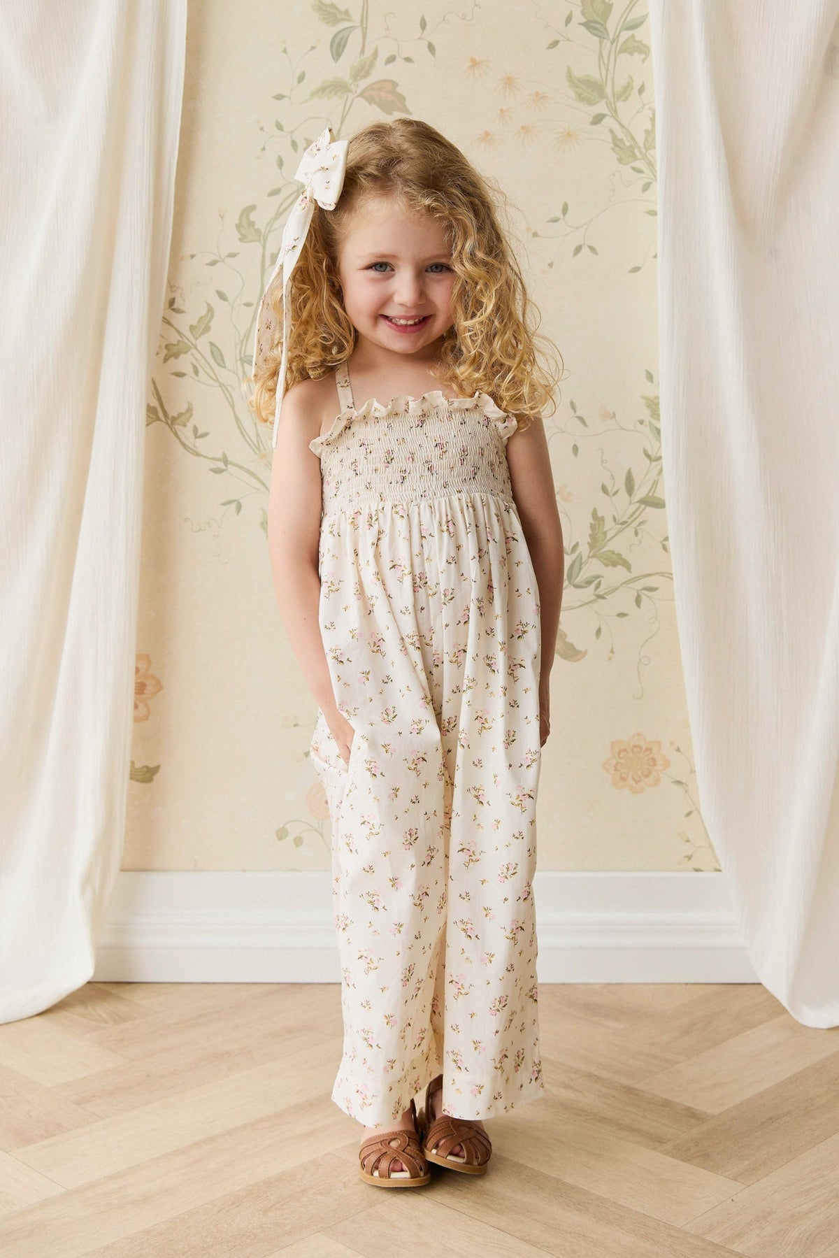 Organic Cotton Arabella Jumpsuit - Bianca Antique - image 3