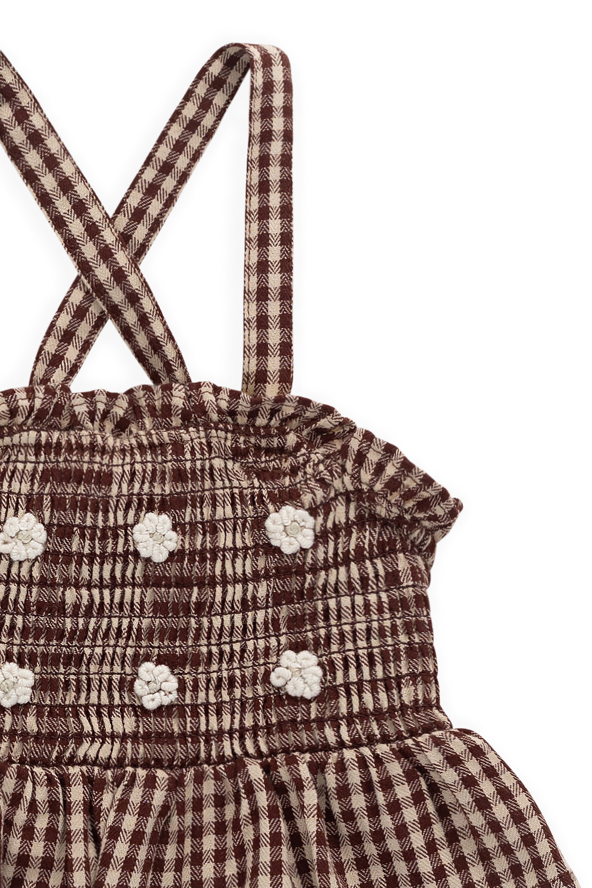 Organic Cotton Auden Top - Cinnamon Gingham - image 9
