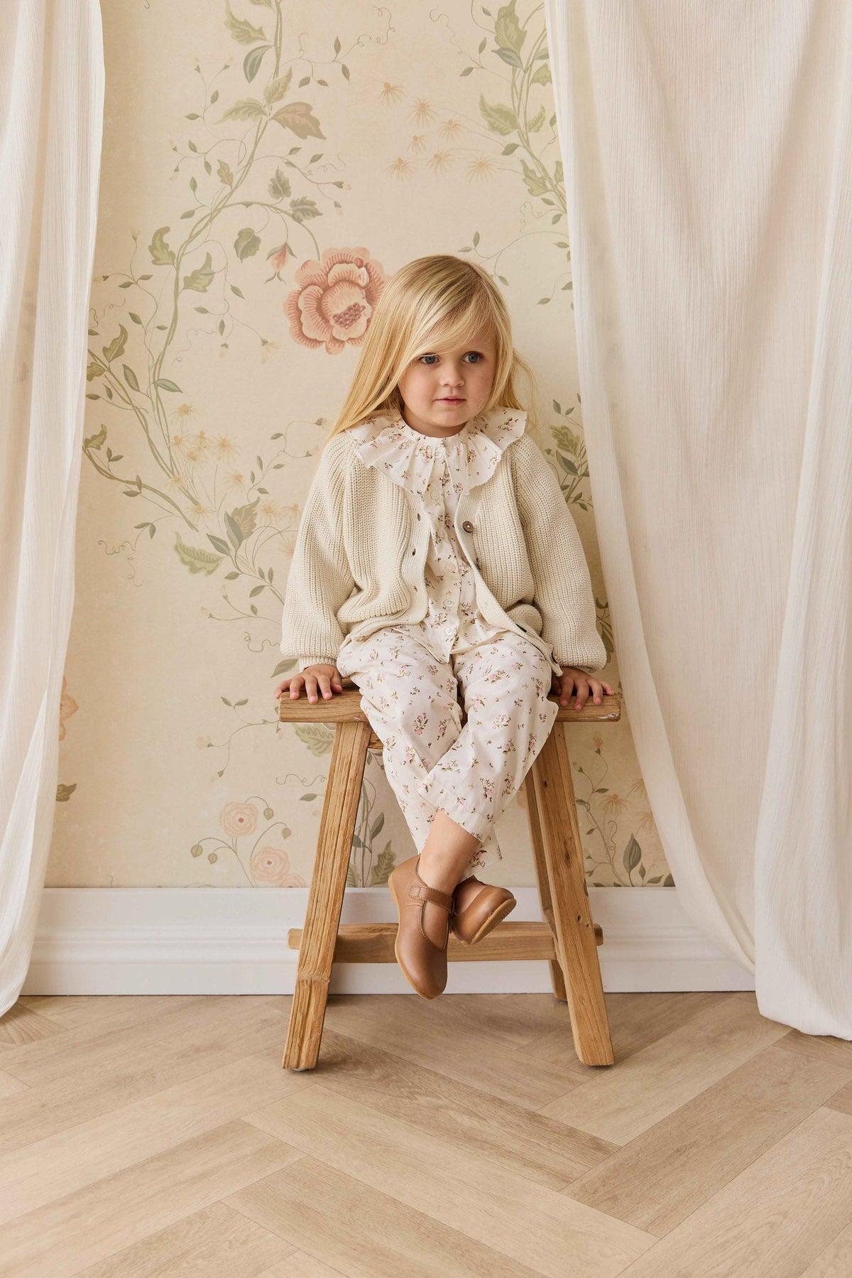 Organic Cotton Elodie Pant - Bianca Antique - image 3