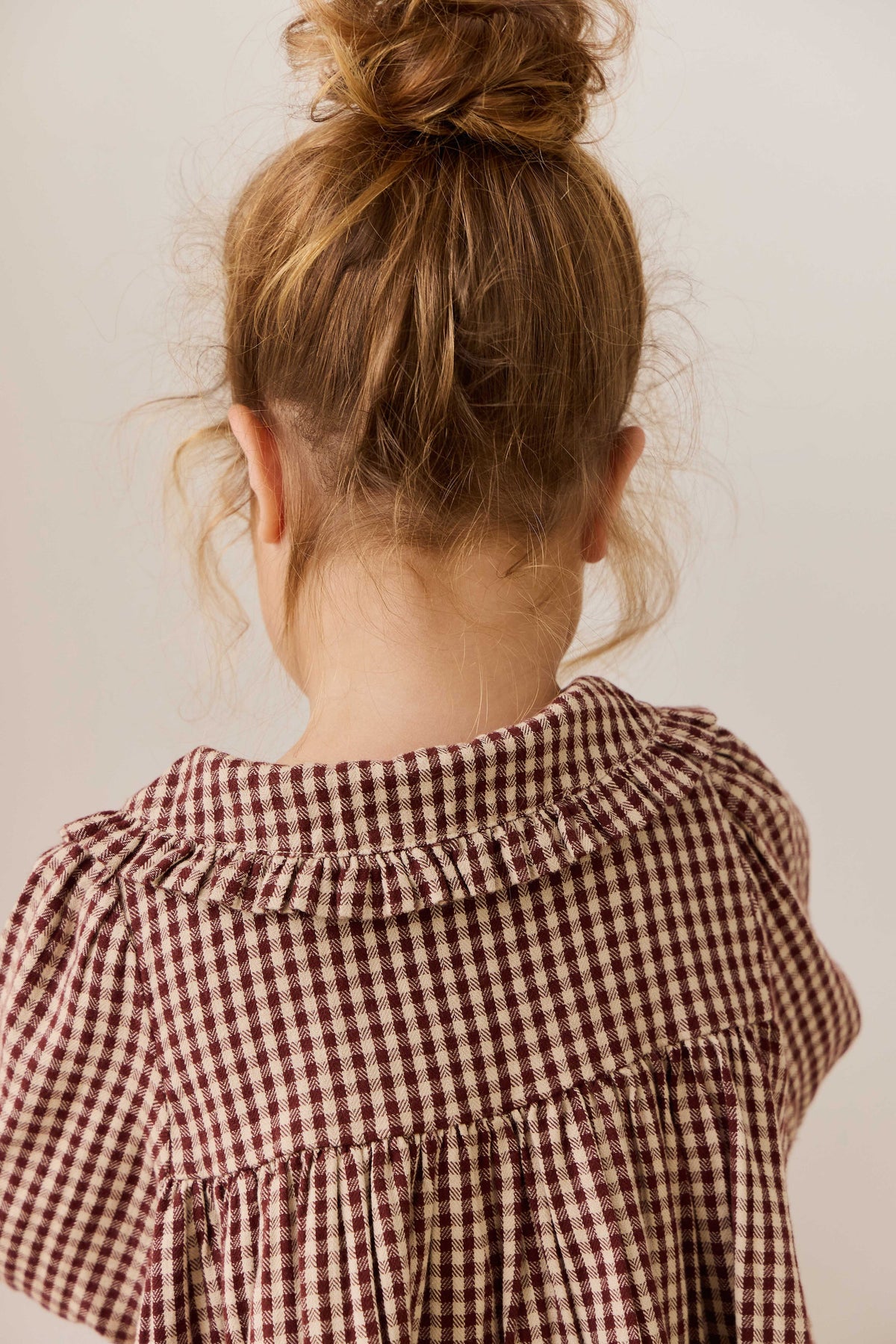 Organic Cotton Ira Dress - Cinnamon Gingham - image 10