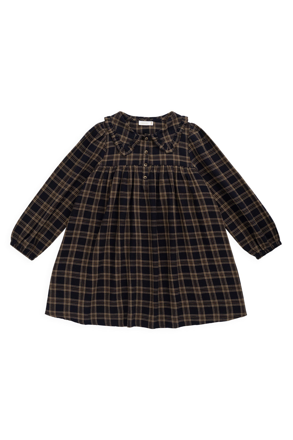 Organic Cotton Ira Dress - Woodland Check - image 2