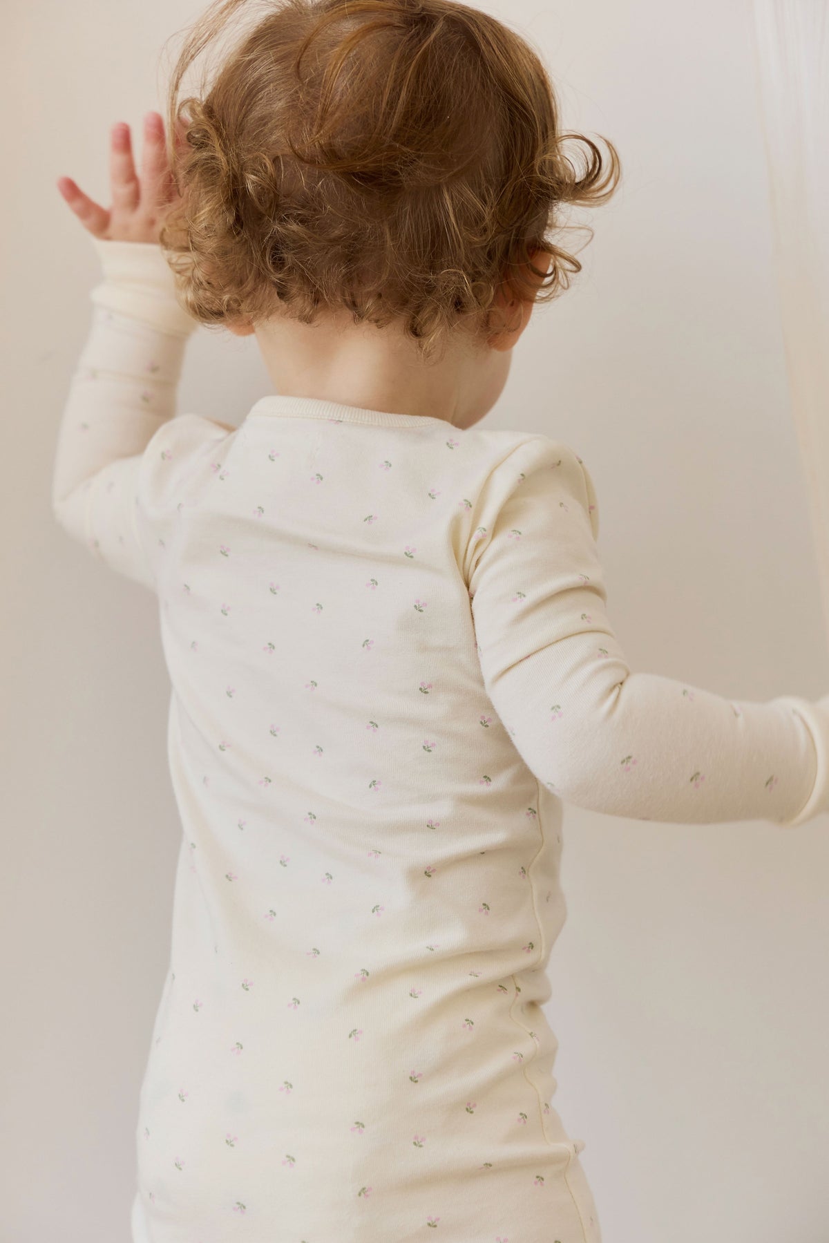 Organic Cotton Jude Onepiece - Ditsy Cherries - image 5