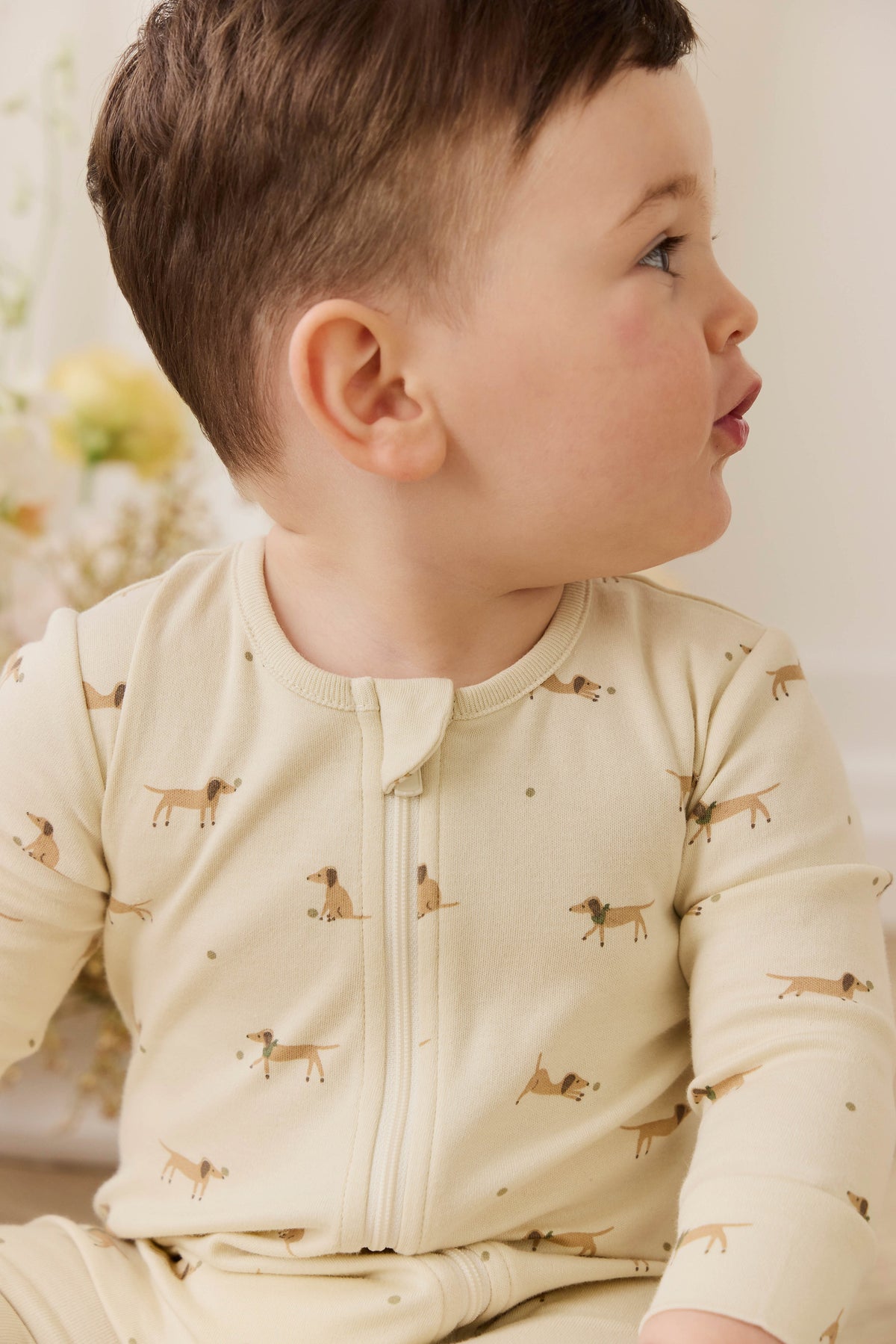 Organic Cotton Jude Onepiece - Play Ball Cassava - image 3