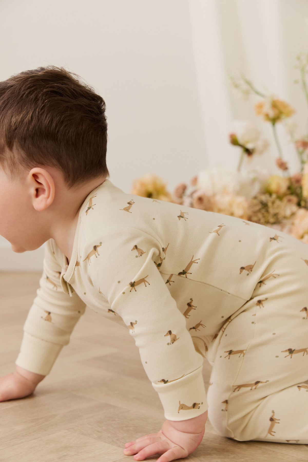 Organic Cotton Jude Onepiece - Play Ball Cassava - image 5