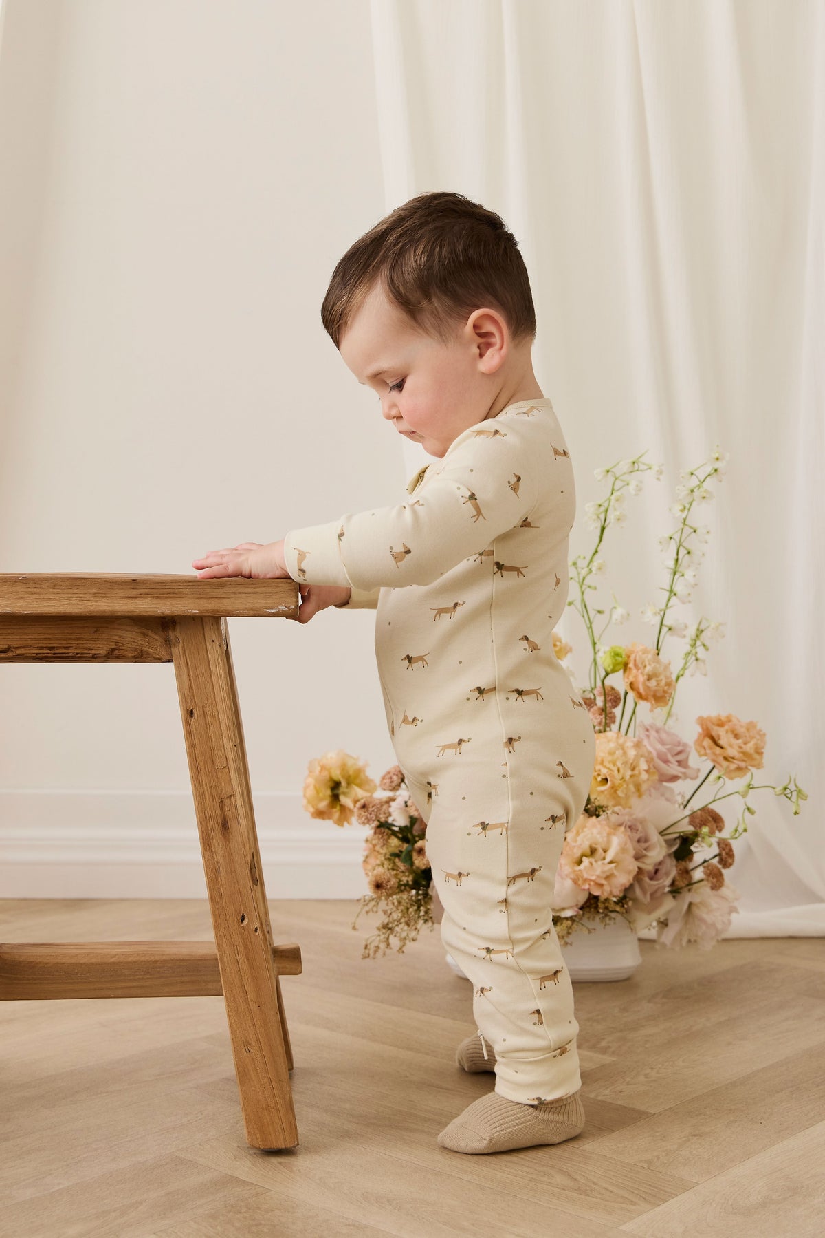Organic Cotton Jude Onepiece - Play Ball Cassava - image 6