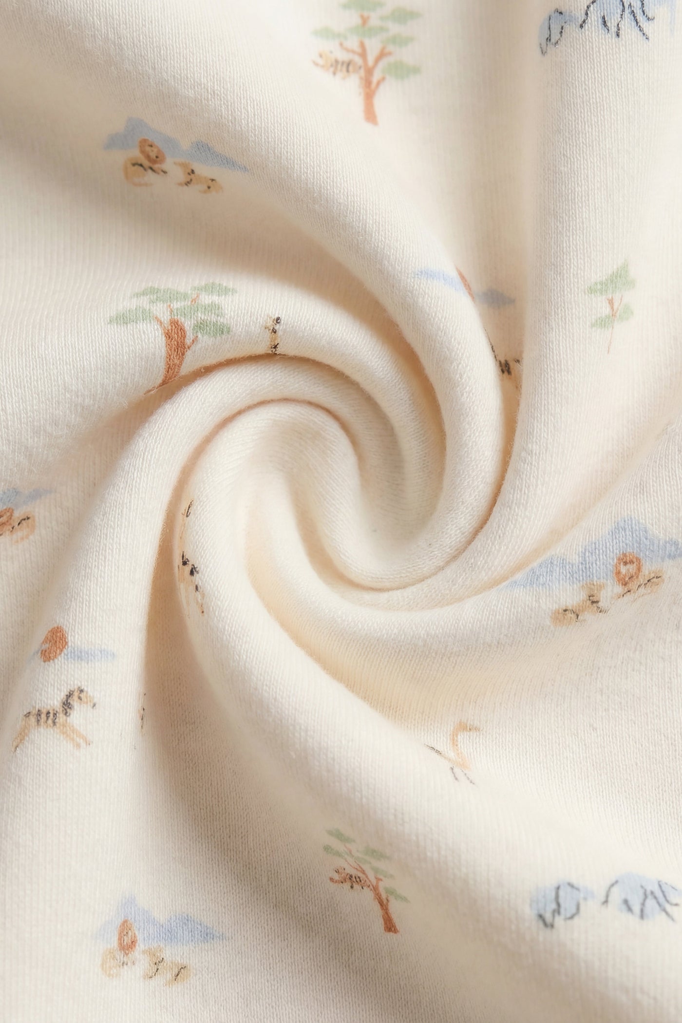 Organic Cotton Jude Onepiece - Savannah Animals Tofu