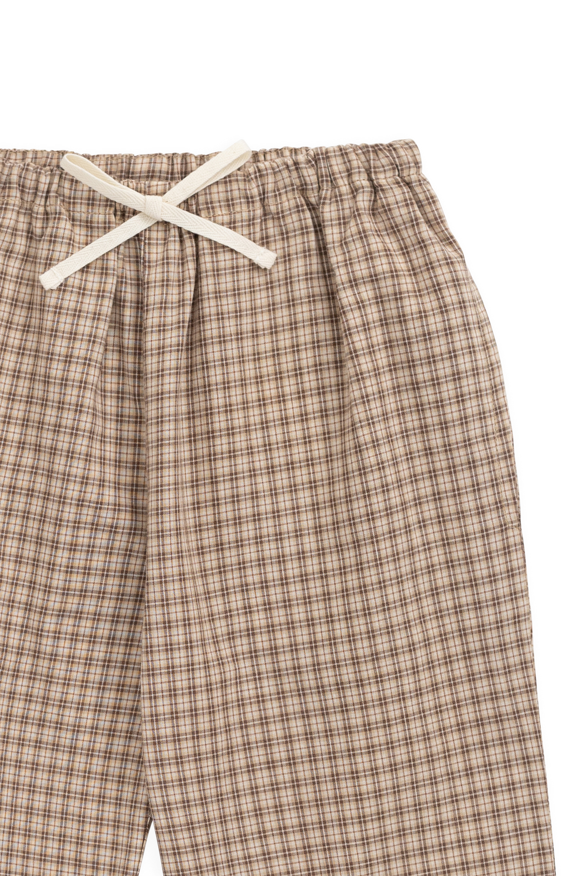 Organic Cotton Kenji Pant - Cabin Check Cocoa - image 7