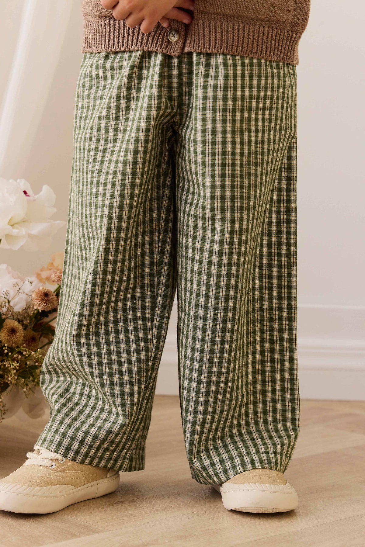 Organic Cotton Kenji Pant - Ravine Check - image 1