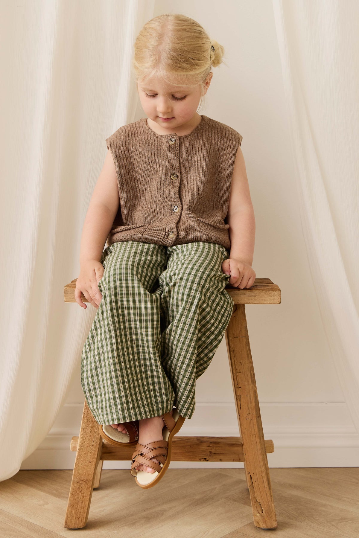 Organic Cotton Kenji Pant - Ravine Check - image 10