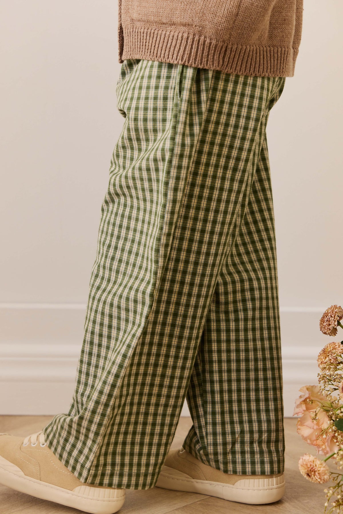 Organic Cotton Kenji Pant - Ravine Check - image 4