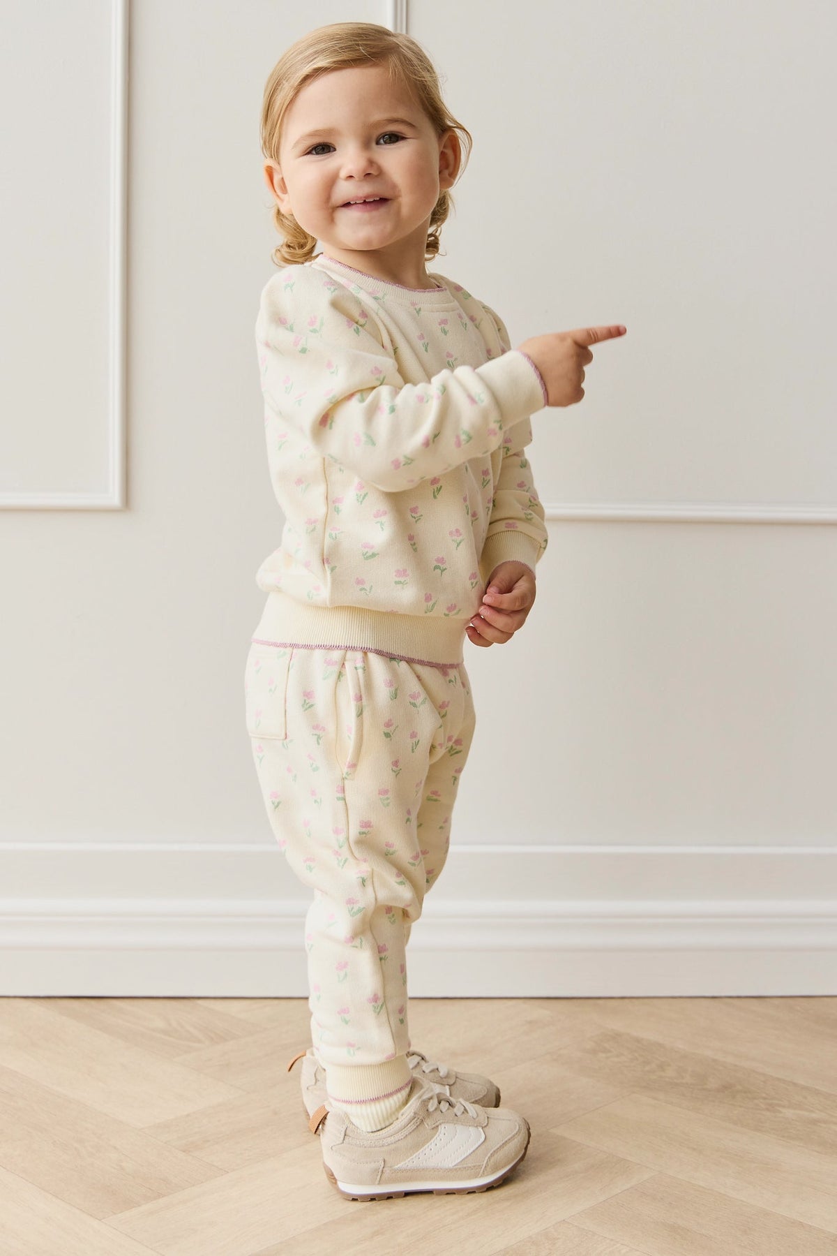 Organic Cotton Monroe Track Pant - Lila Pink - image 4