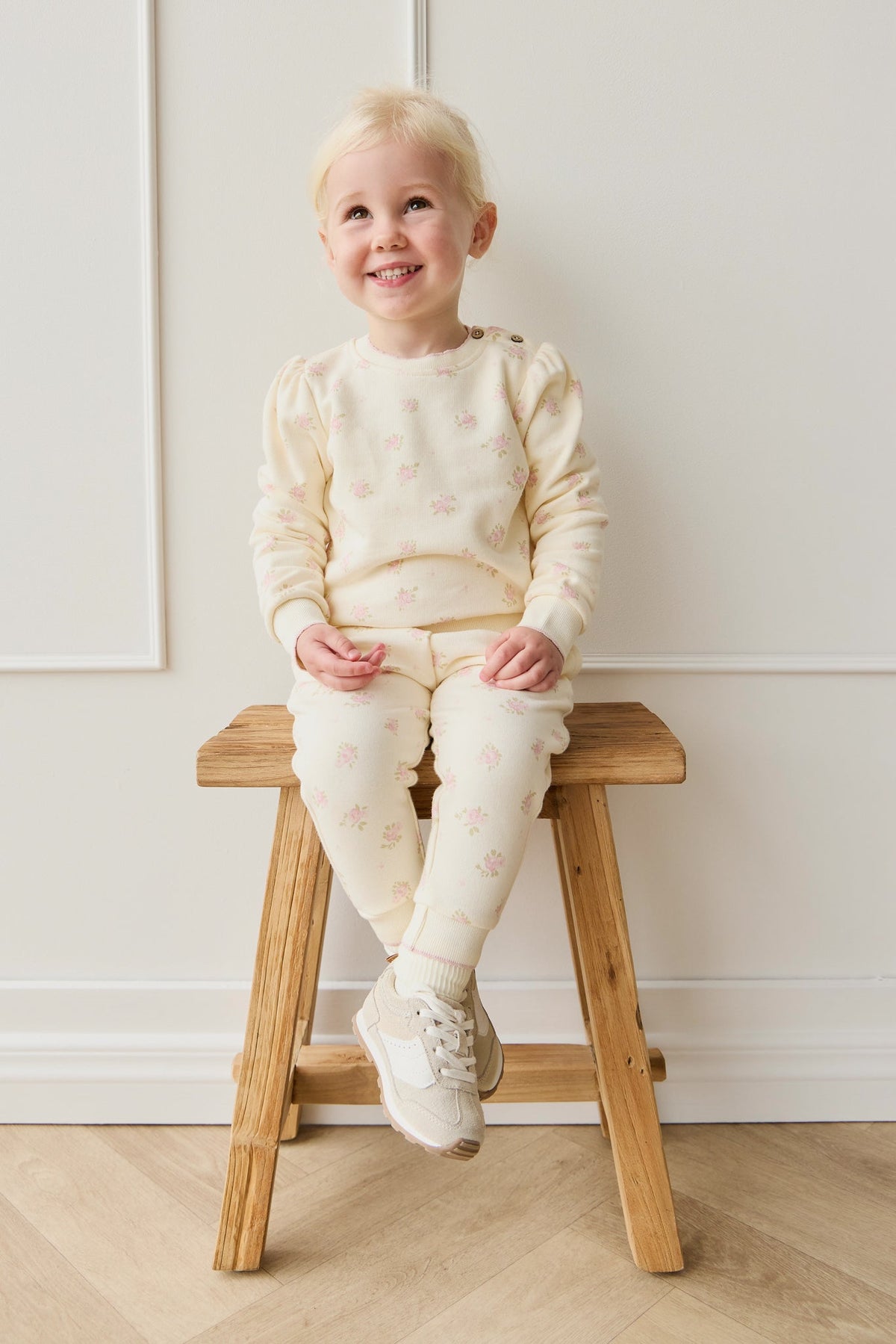 Organic Cotton Monroe Track Pant - Simone Egret - image 2