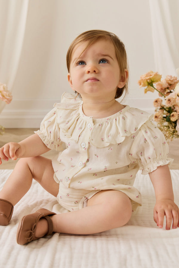 Organic Cotton Muslin Alora Top - Willow Rose