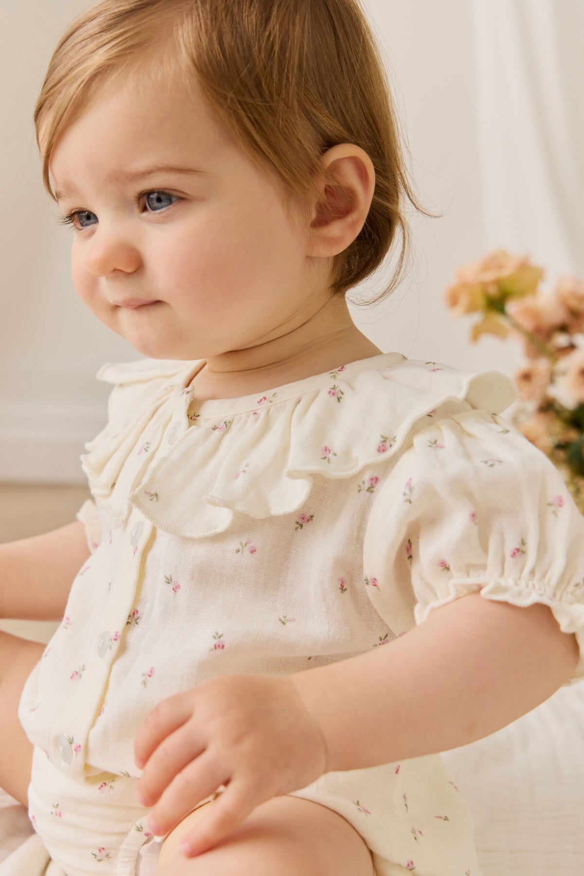 Organic Cotton Muslin Alora Top - Willow Rose - image 11
