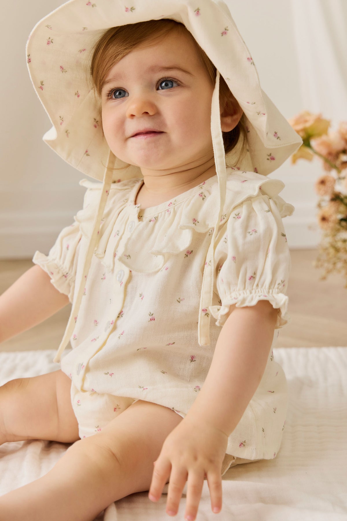 Organic Cotton Muslin Alora Top - Willow Rose - image 4