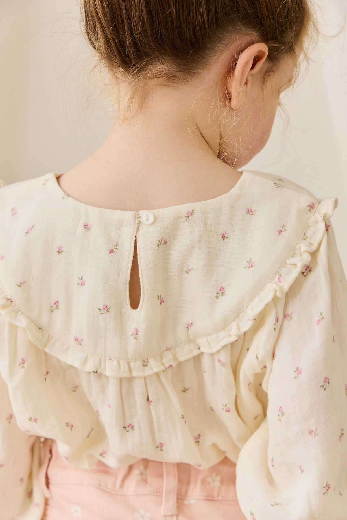 Organic Cotton Muslin Amira Blouse - Willow Rose - image 8