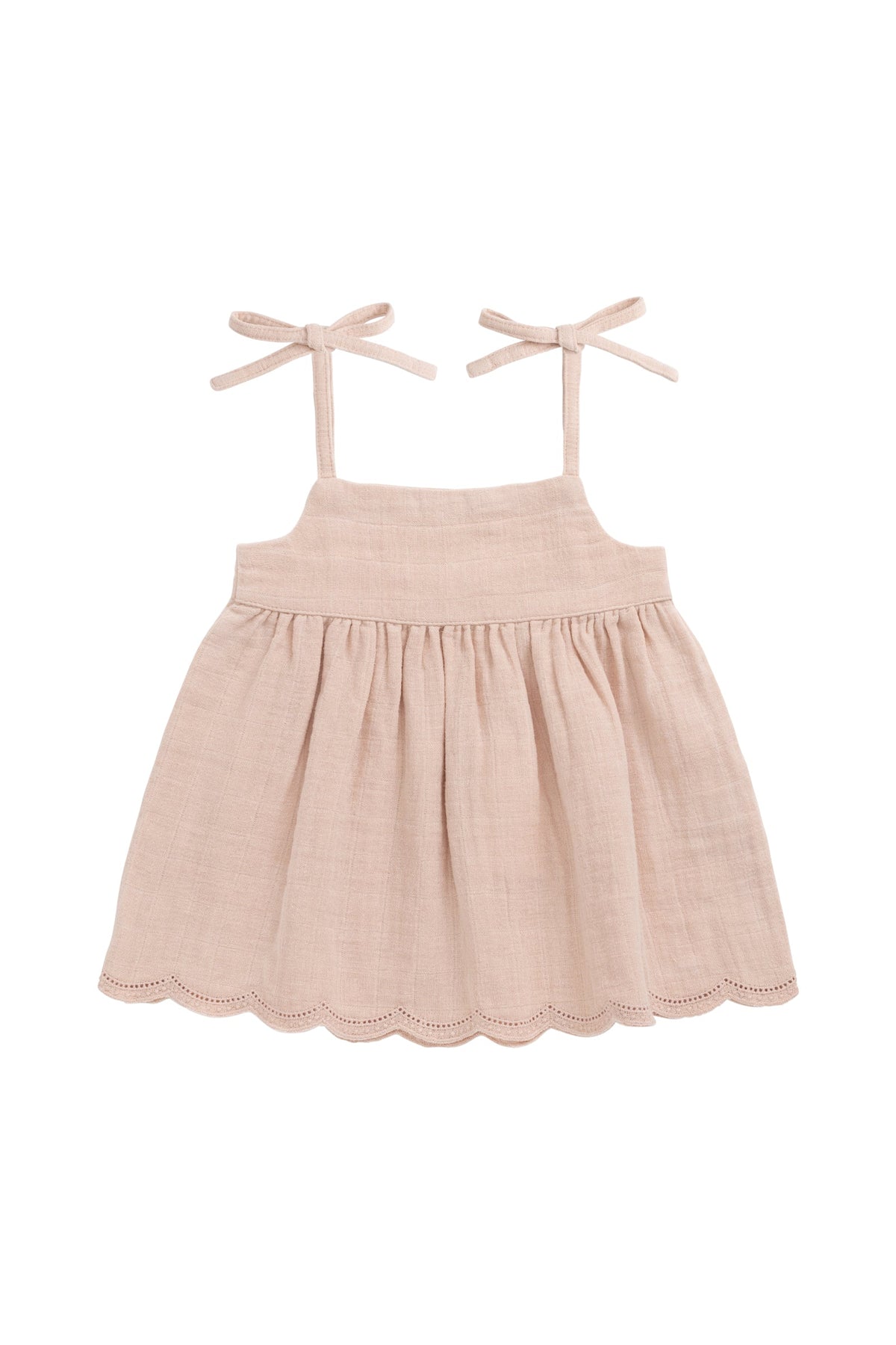 Organic Cotton Muslin Briella Top - Chalky Pink - image 2
