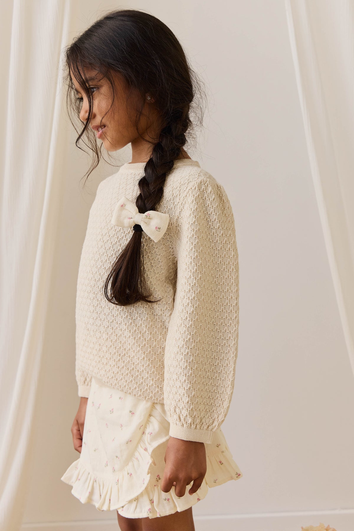 Organic Cotton Muslin Celine Skirt - Willow Rose - image 7