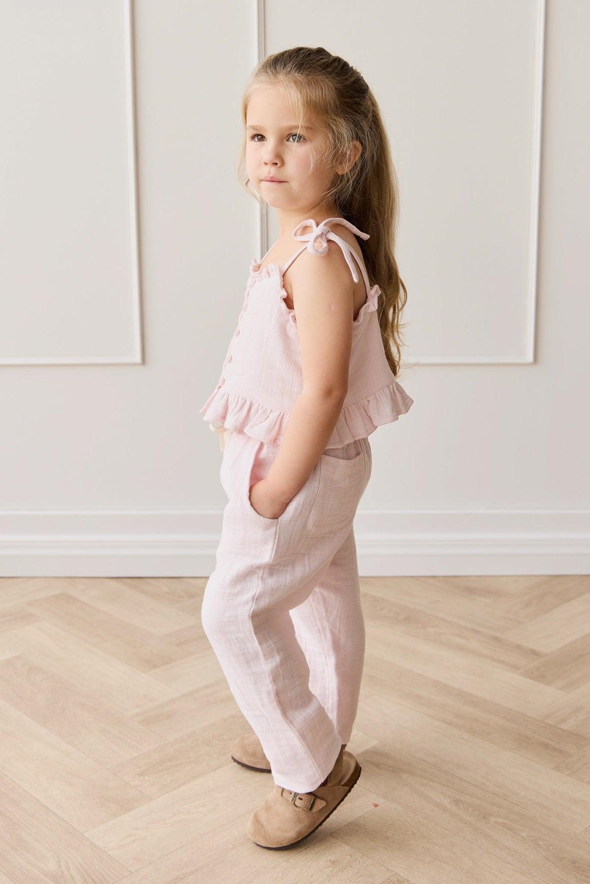 Organic Cotton Muslin Cordelia Pant - Cassia - image 1