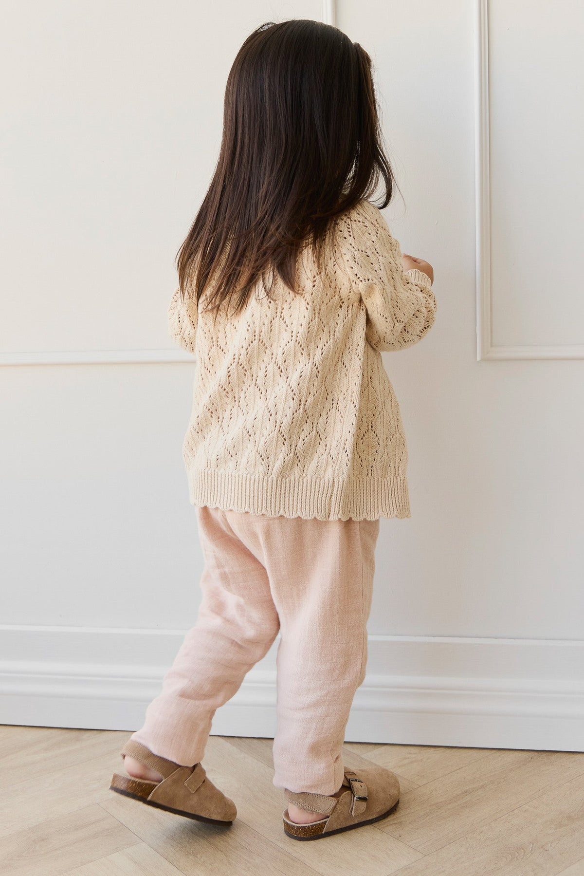 Organic Cotton Muslin Cordelia Pant - Chalky Pink - image 5