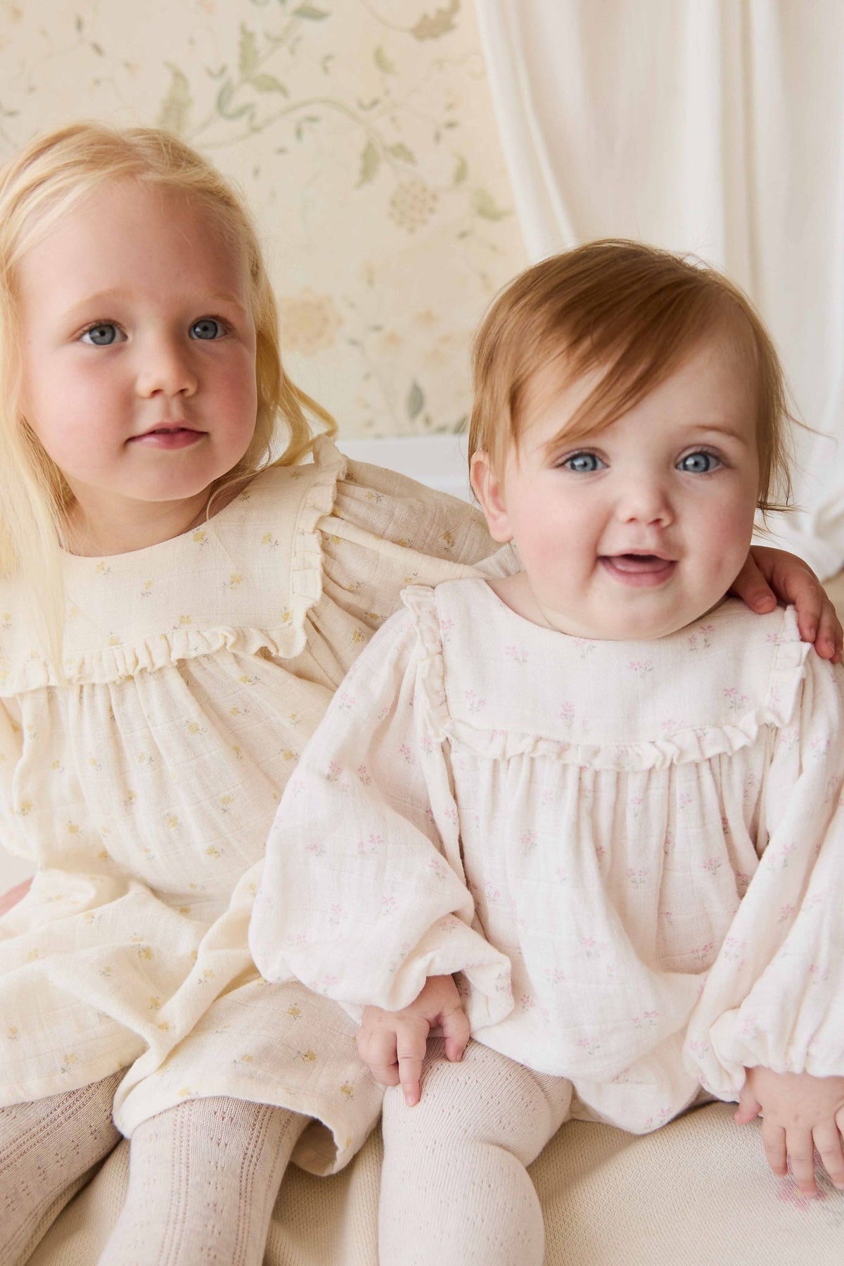 Organic Cotton Muslin Frances Playsuit - Pauline Pink - image 5