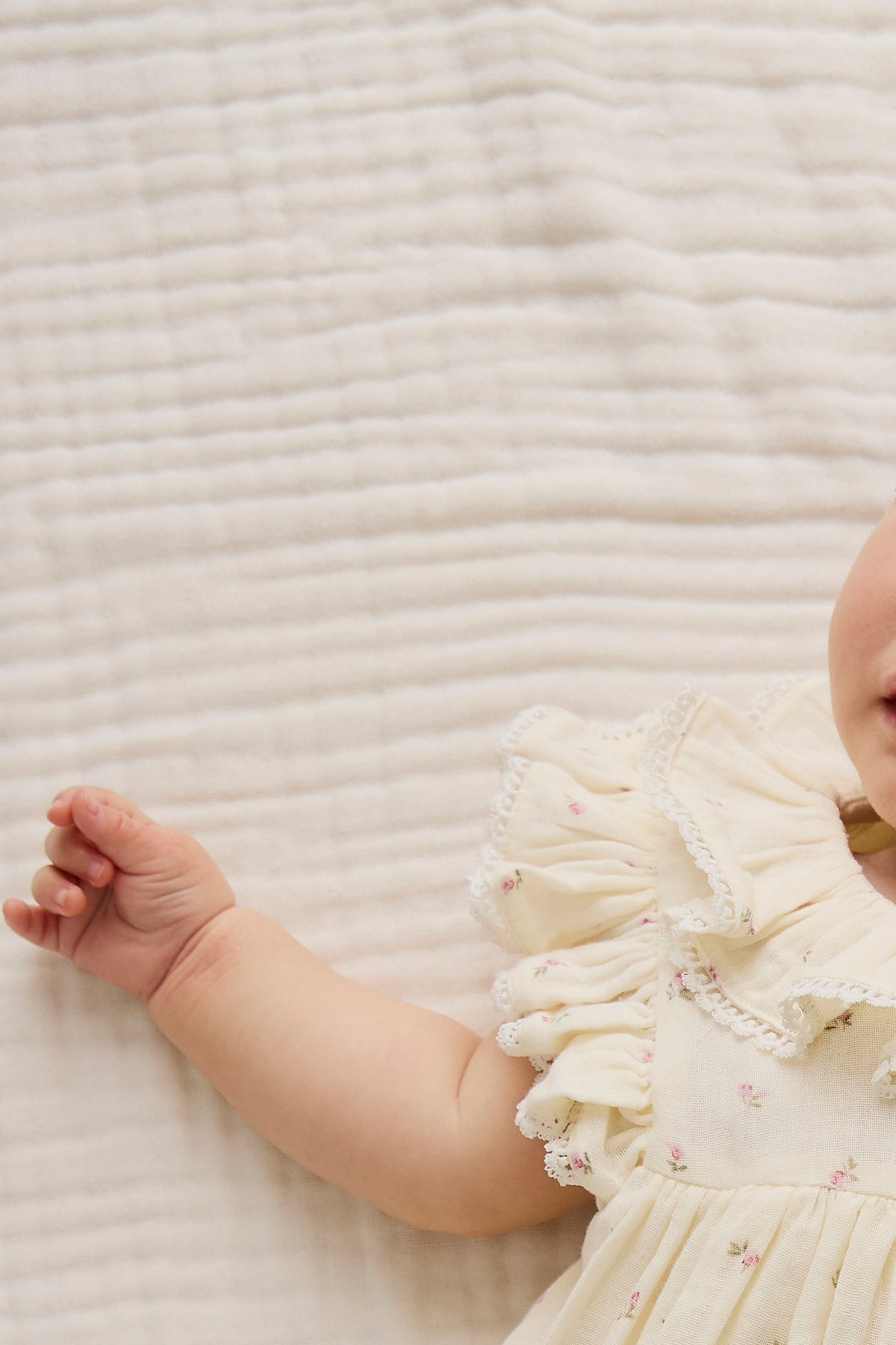 Organic Cotton Muslin Frannie Playsuit - Willow Rose - image 4