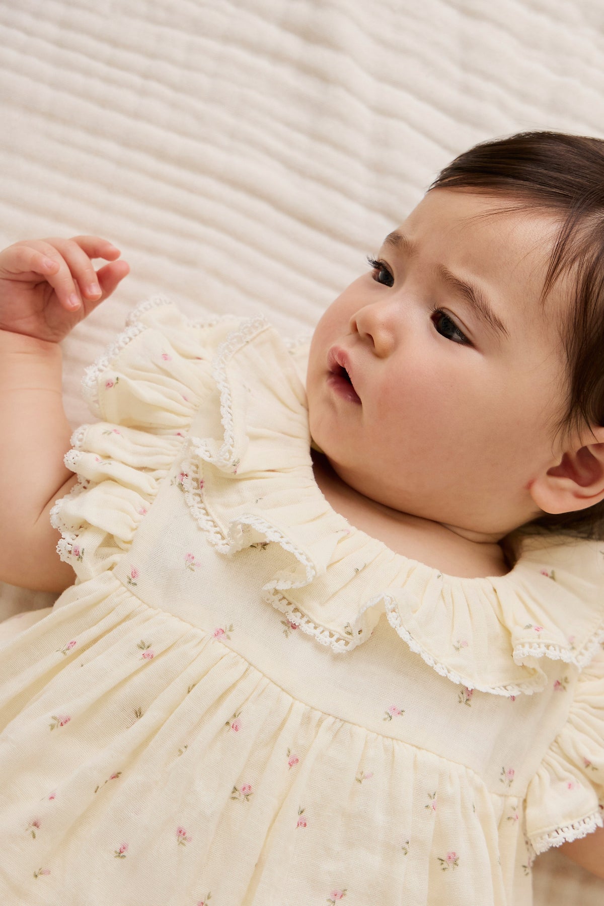 Organic Cotton Muslin Frannie Playsuit - Willow Rose - image 6