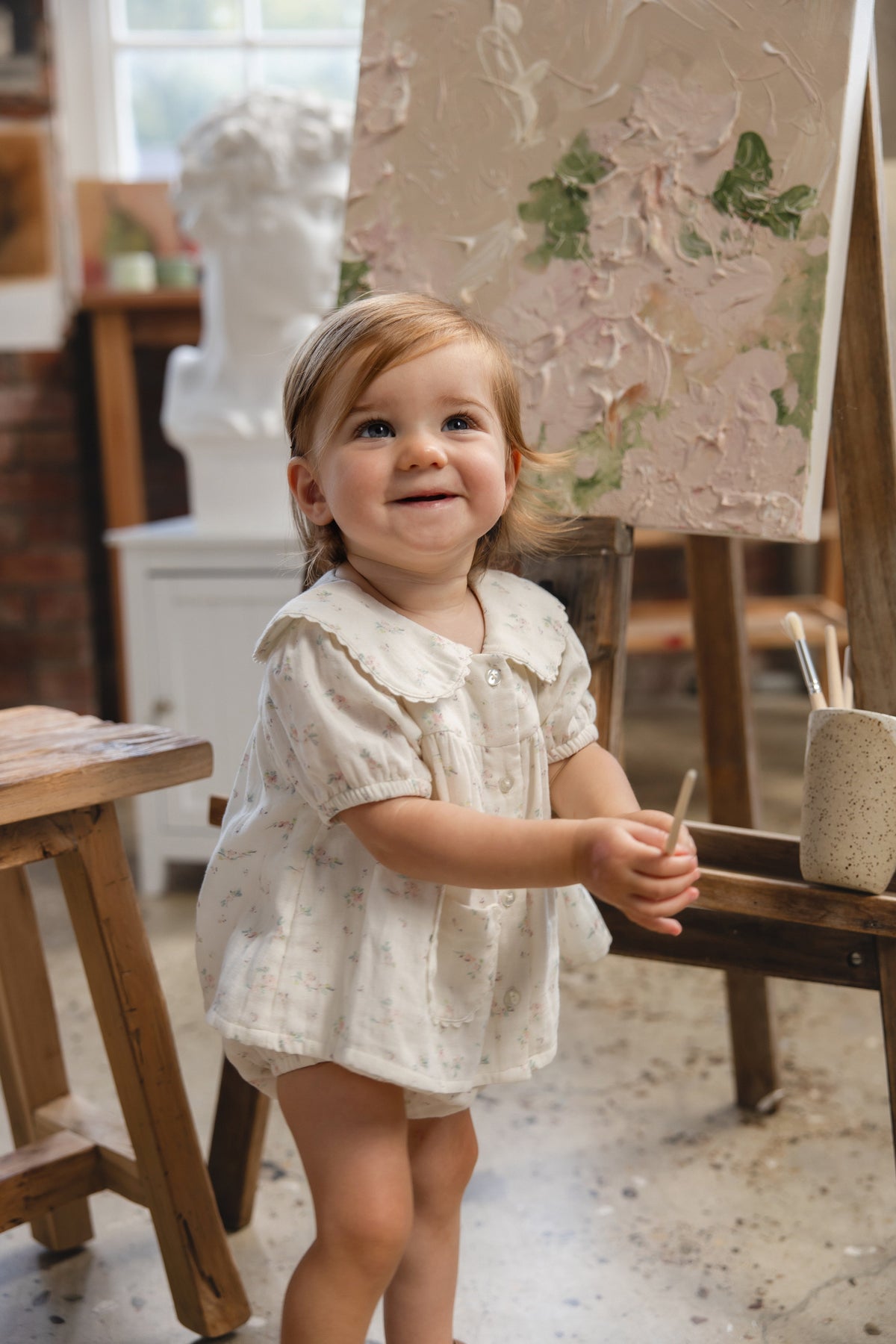 Organic Cotton Muslin Kodi Top - Solange Snow - image 1