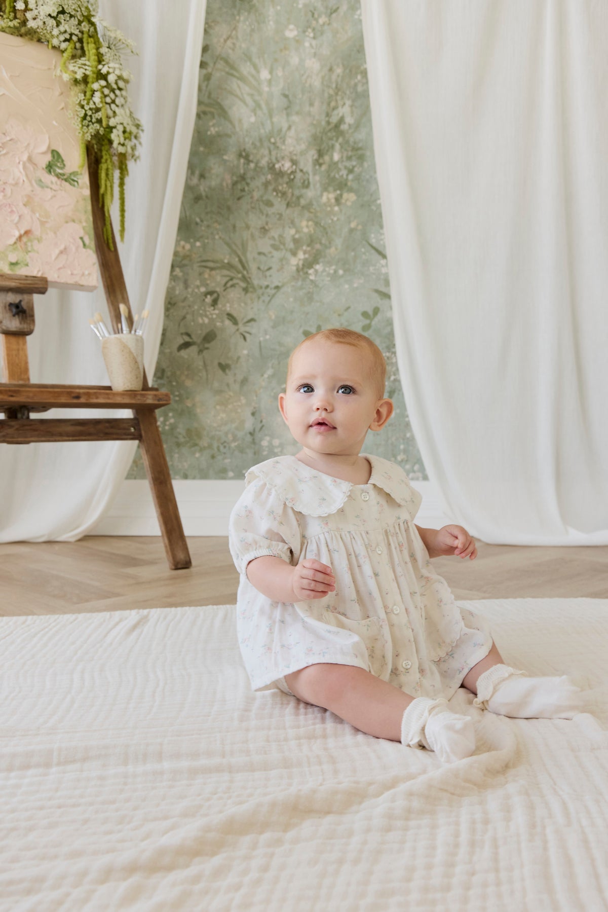 Organic Cotton Muslin Kodi Top - Solange Snow - image 11