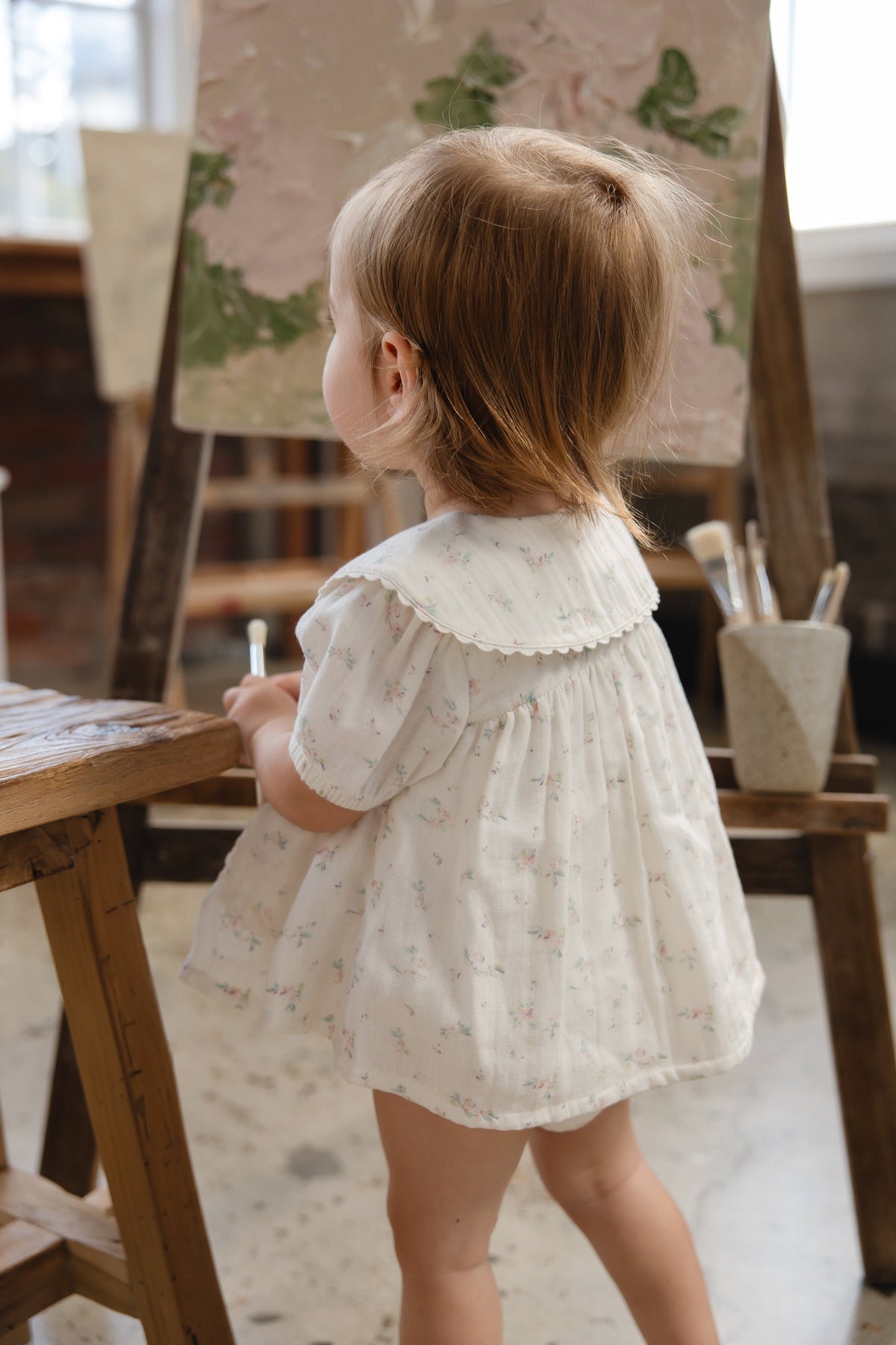 Organic Cotton Muslin Kodi Top - Solange Snow - image 4