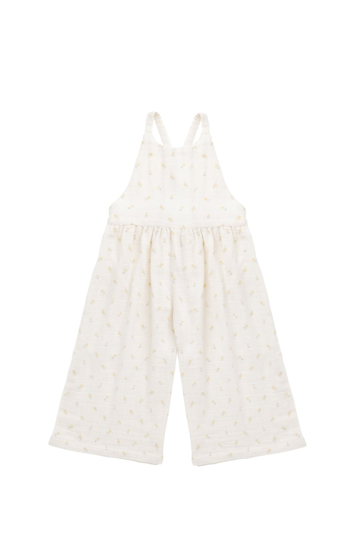 Organic Cotton Muslin Lana Jumpsuit - Vintage Ditsy - image 2