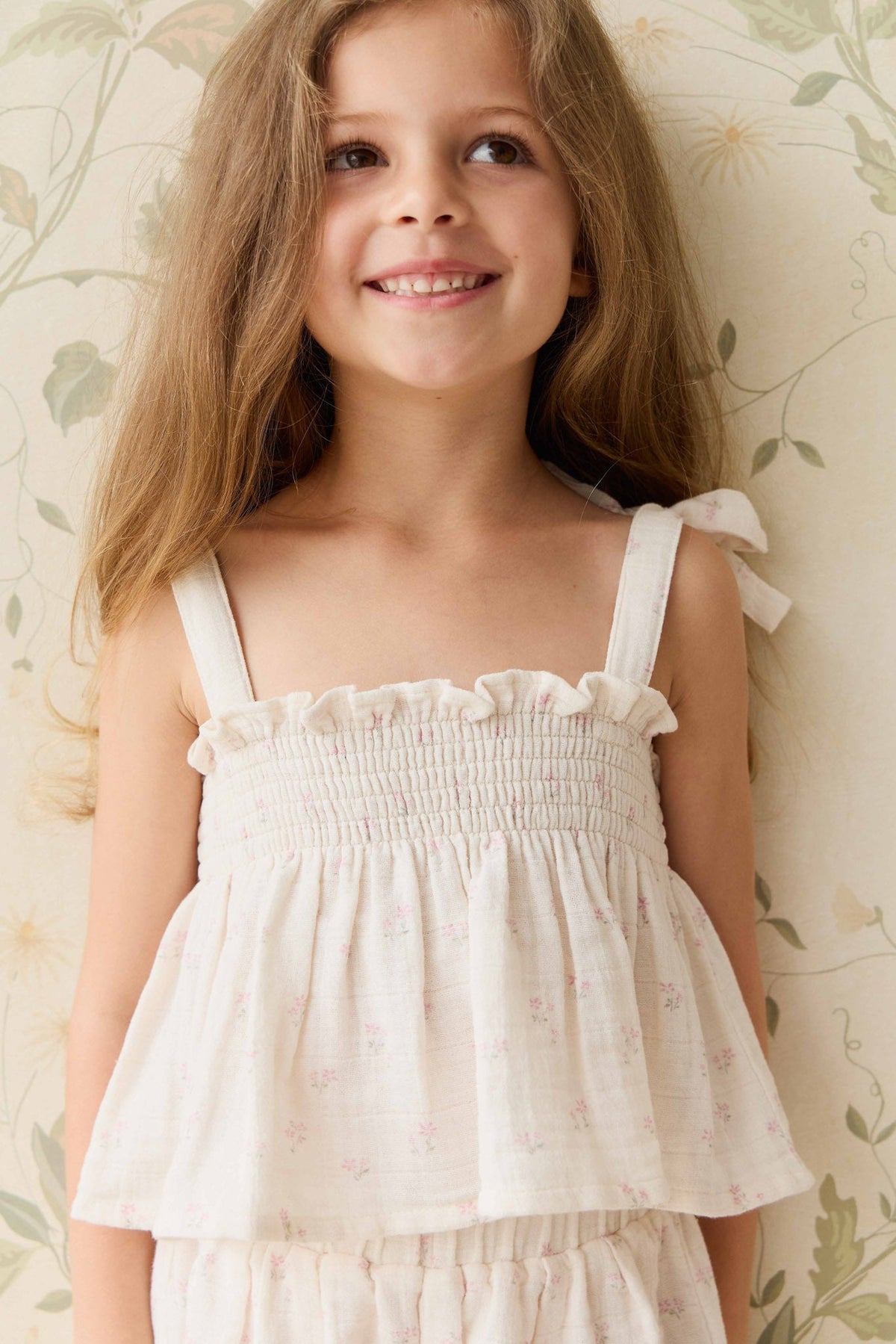 Organic Cotton Muslin Odette Top - Pauline Pink - image 1