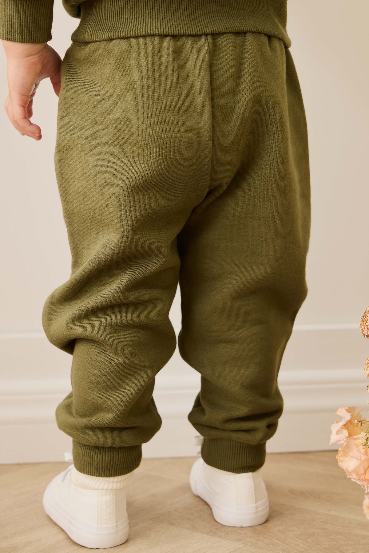 Organic Cotton Nash Track Pant - Sicilian Olive - image 6