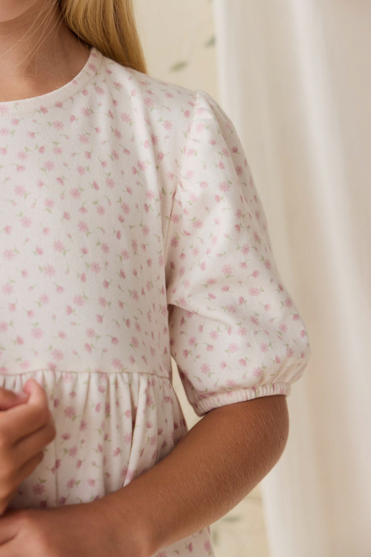 Organic Cotton Rosie Dress - Victoria Blush - image 4
