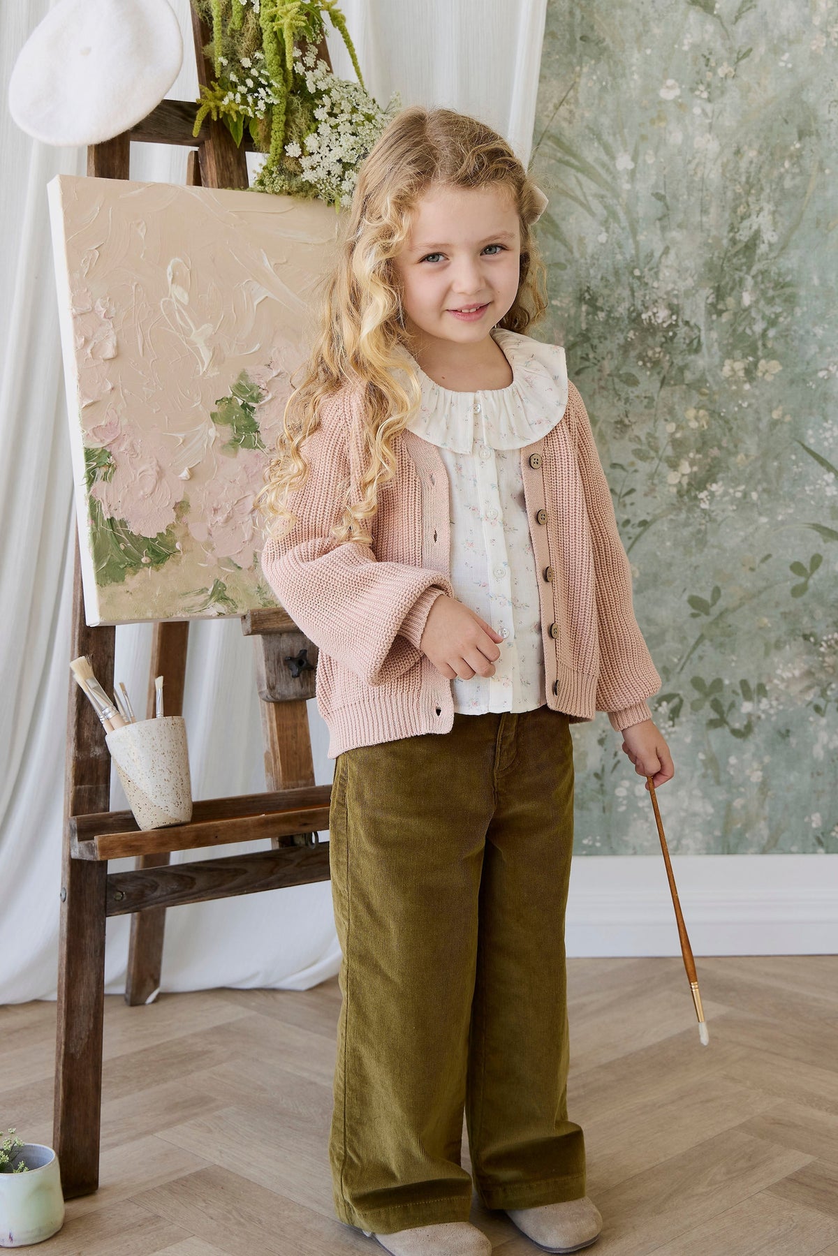 Paloma Cardigan - Rose Mist - image 10