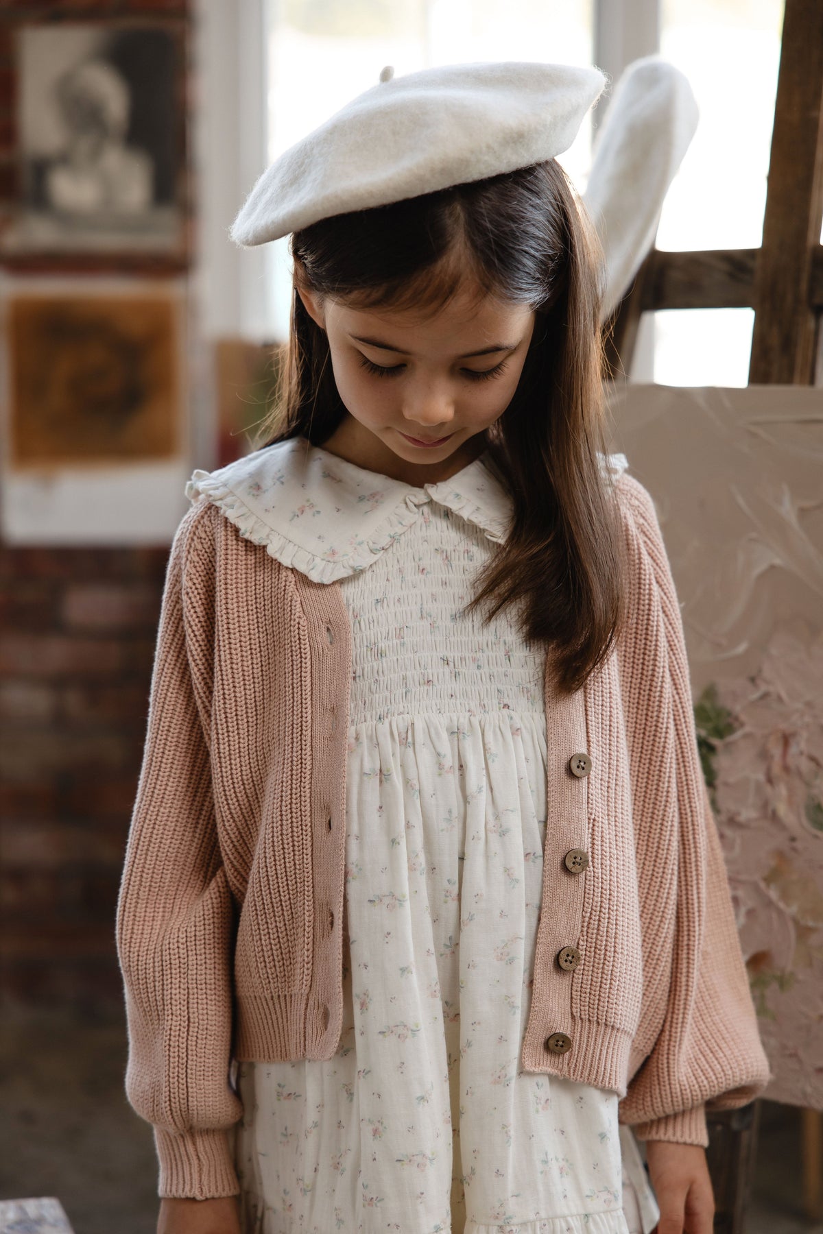 Paloma Cardigan - Rose Mist - image 11