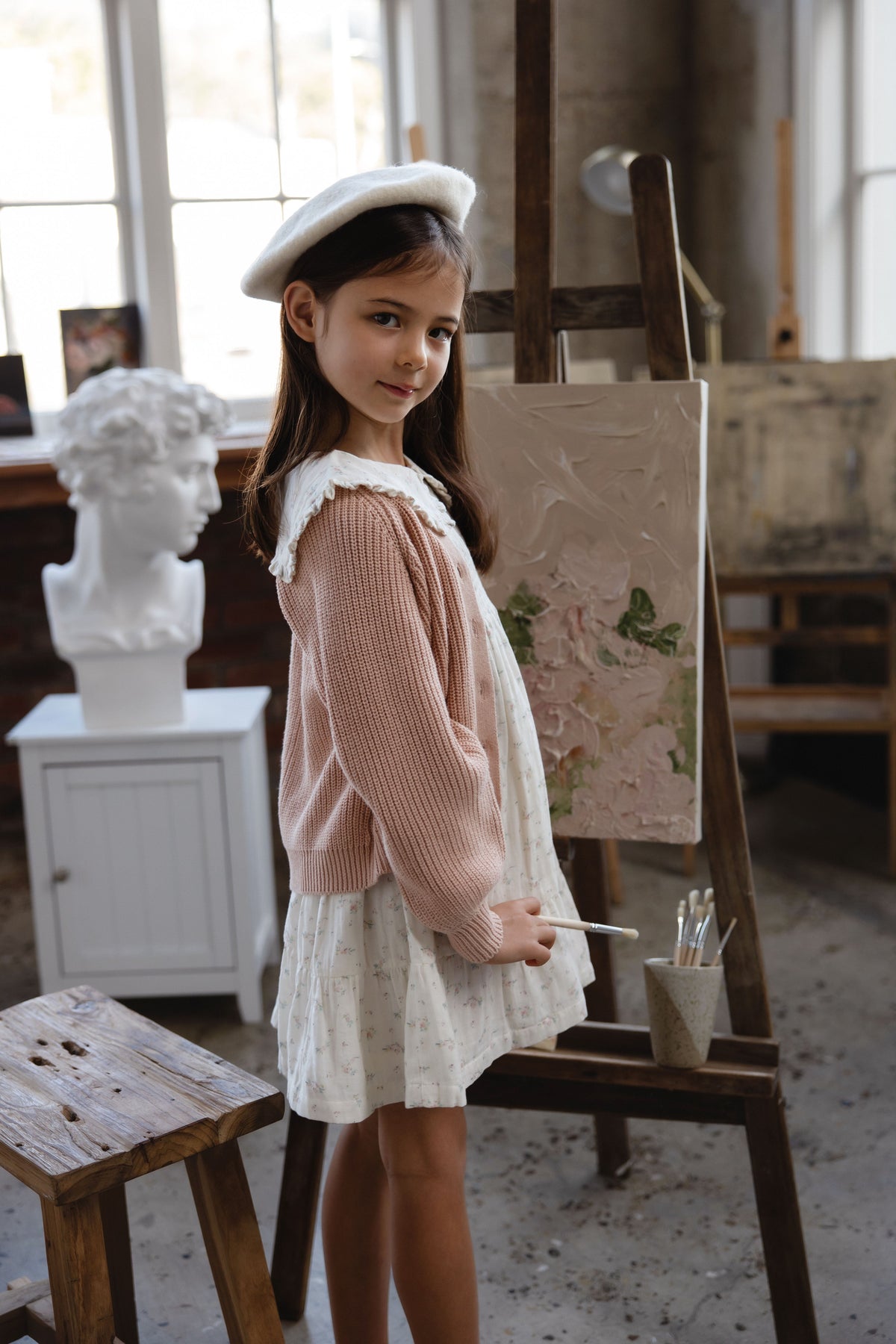 Paloma Cardigan - Rose Mist - image 13