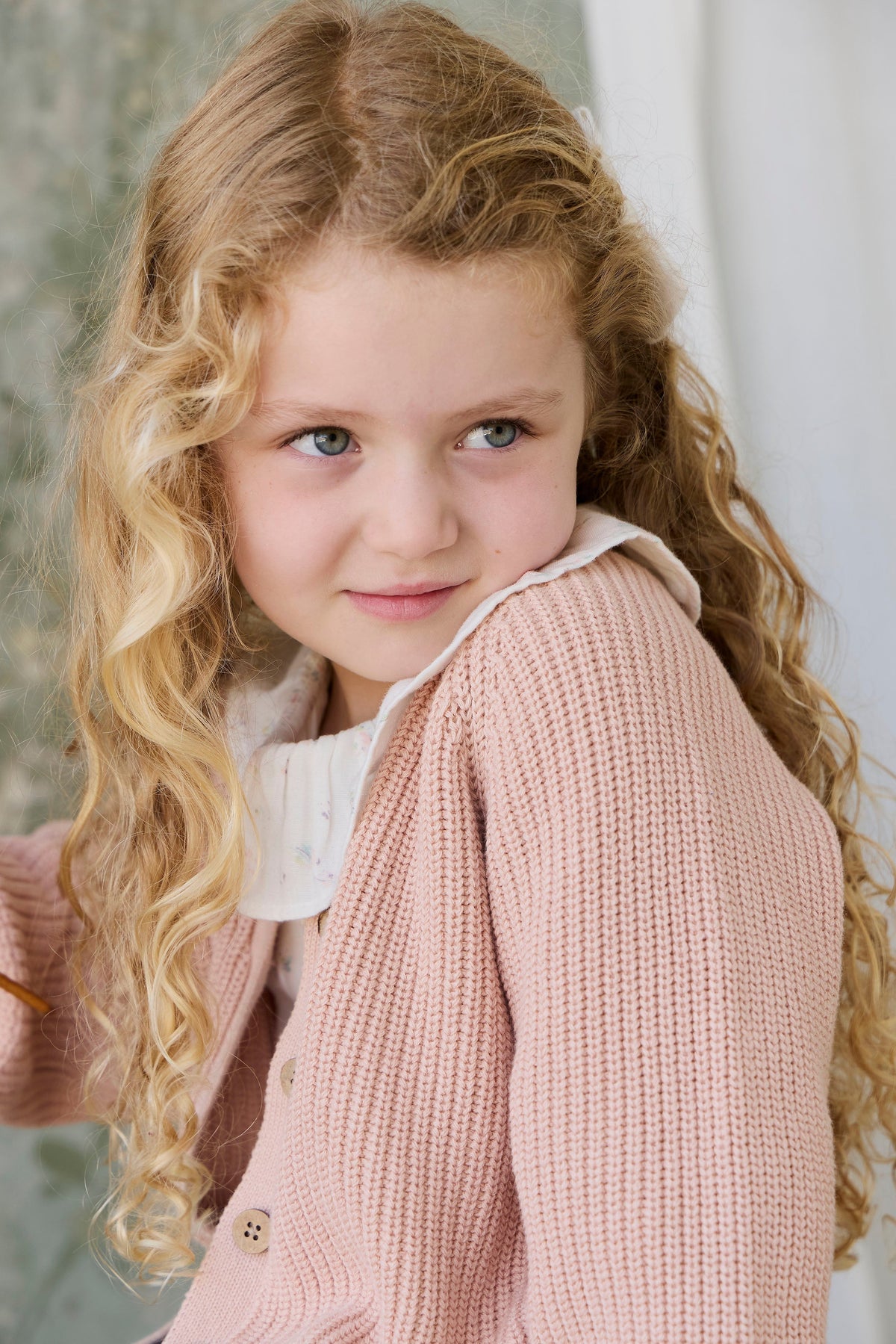 Paloma Cardigan - Rose Mist - image 4