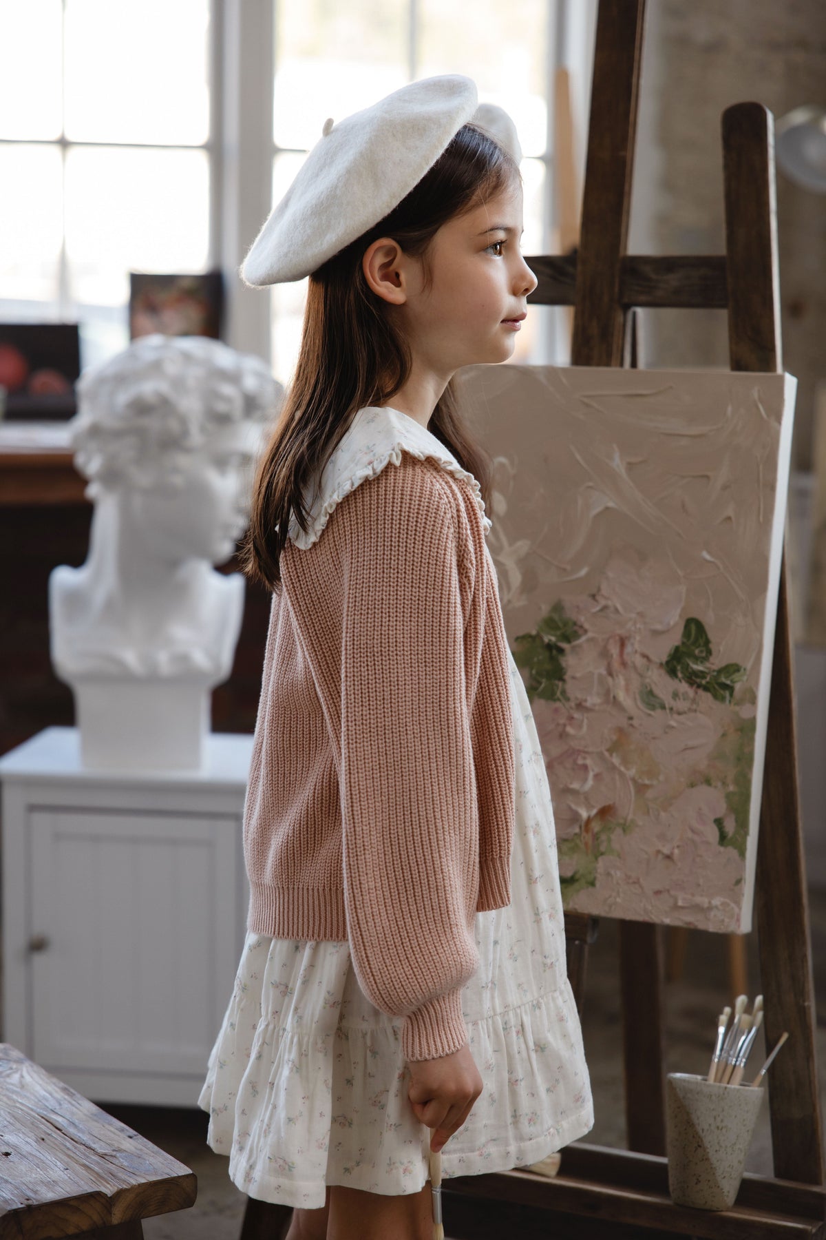 Paloma Cardigan - Rose Mist - image 5
