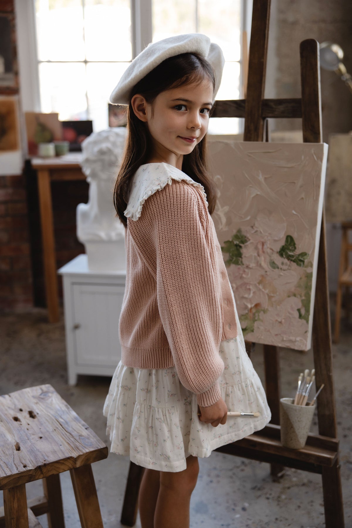 Paloma Cardigan - Rose Mist - image 8