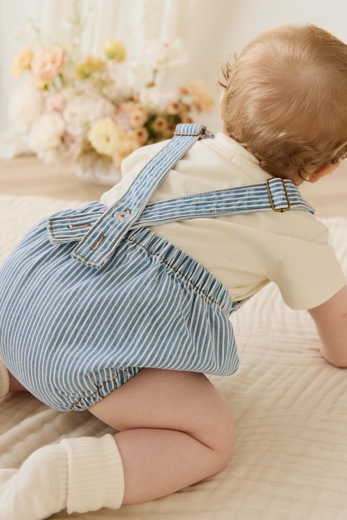 Pax Playsuit - Holiday Stripe - image 7
