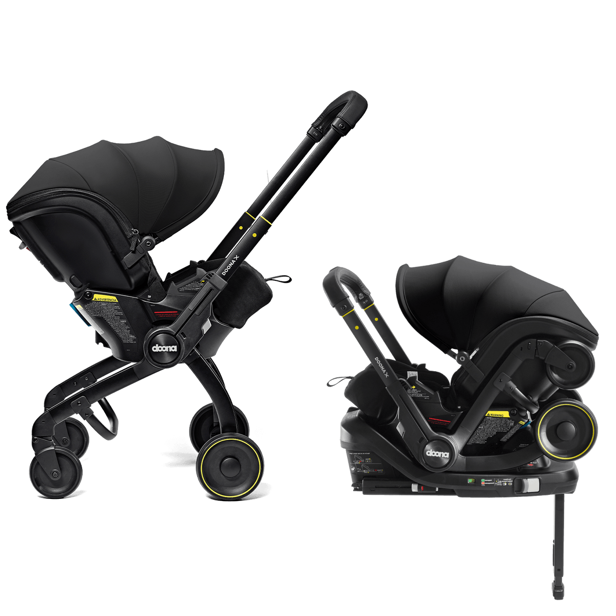 Kumfy Kids Reclining 2-in-1 Car Seat & Stroller Travel System – Nitro Black - view 1