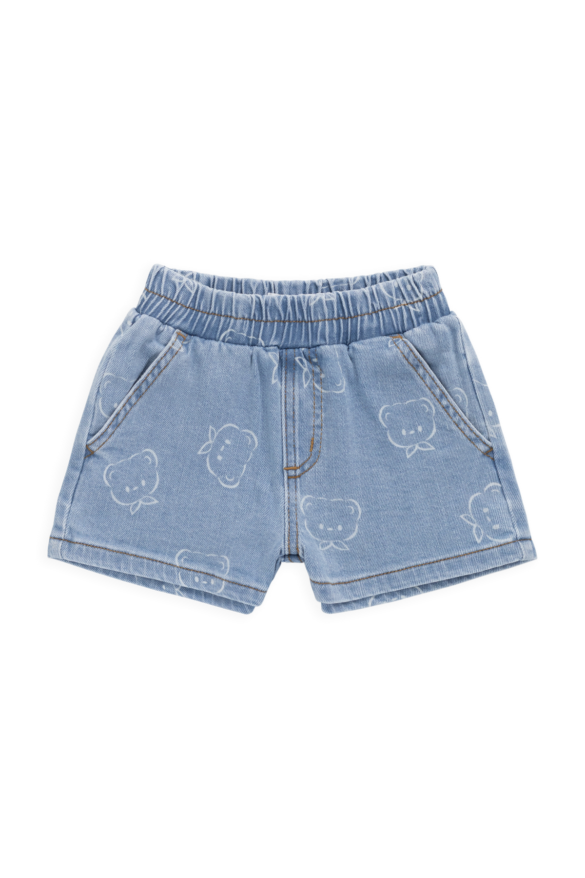 Reid Denim Short - Bowie Bear Denim - image 2