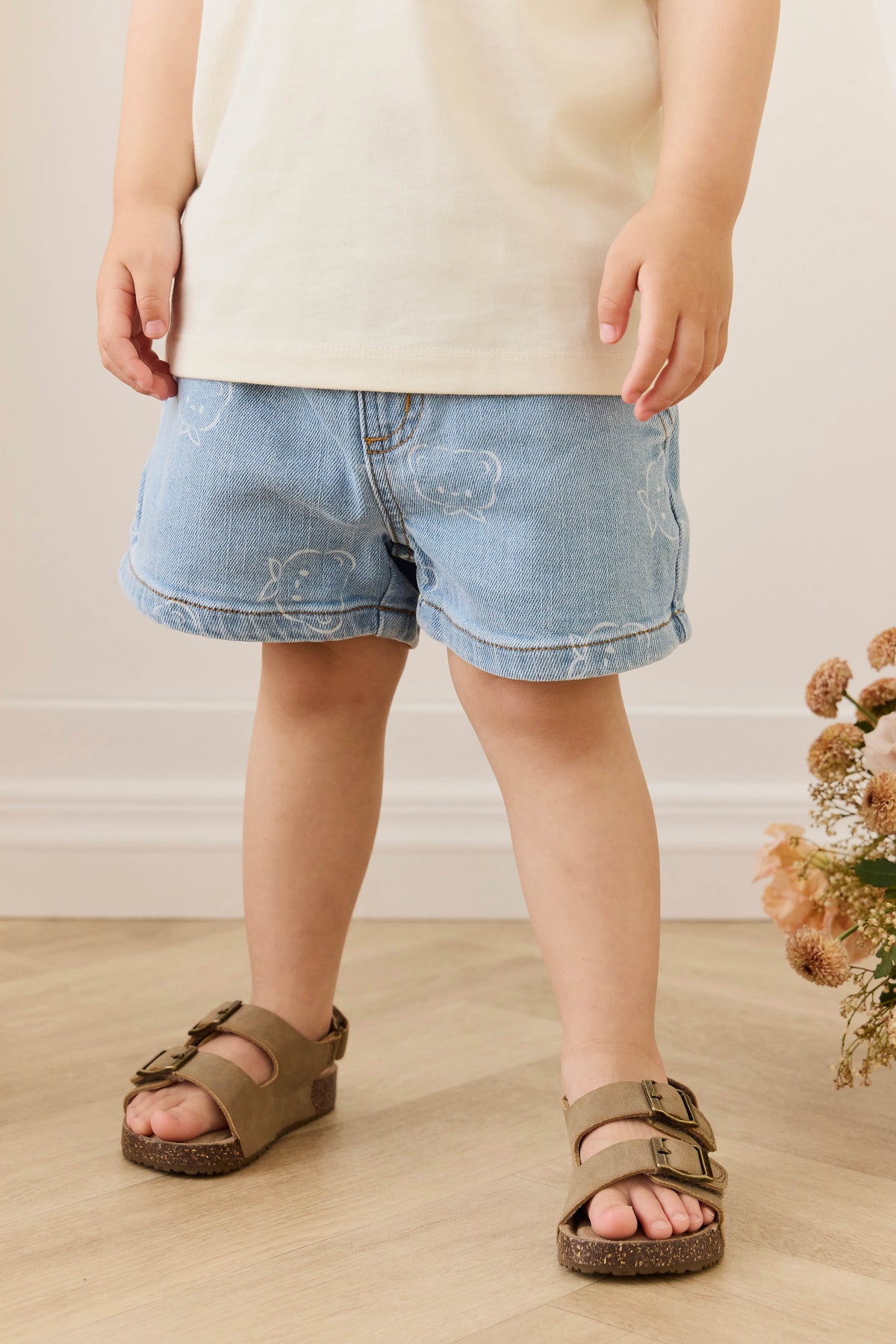 Reid Denim Short - Bowie Bear Denim - image 5