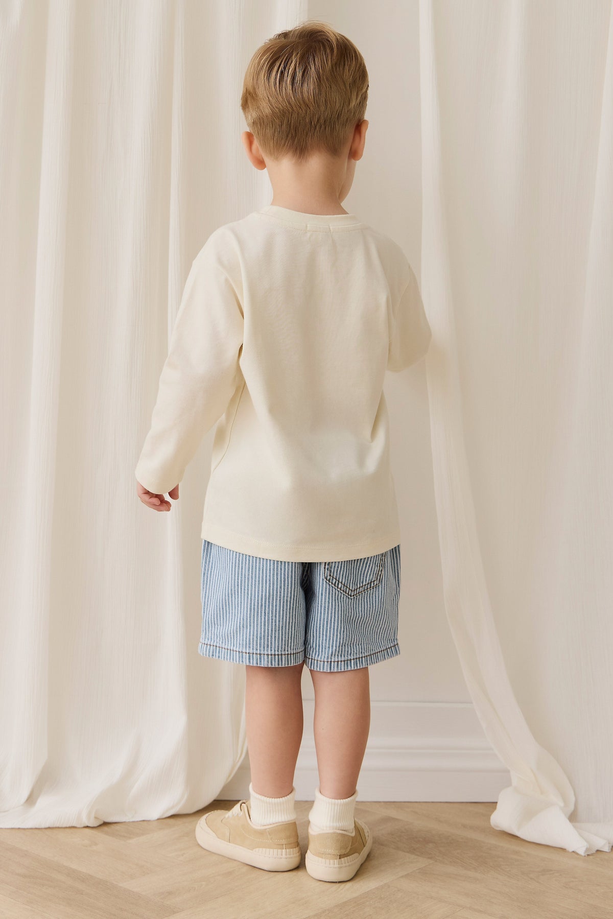 Reid Denim Short - Holiday Stripe - image 6