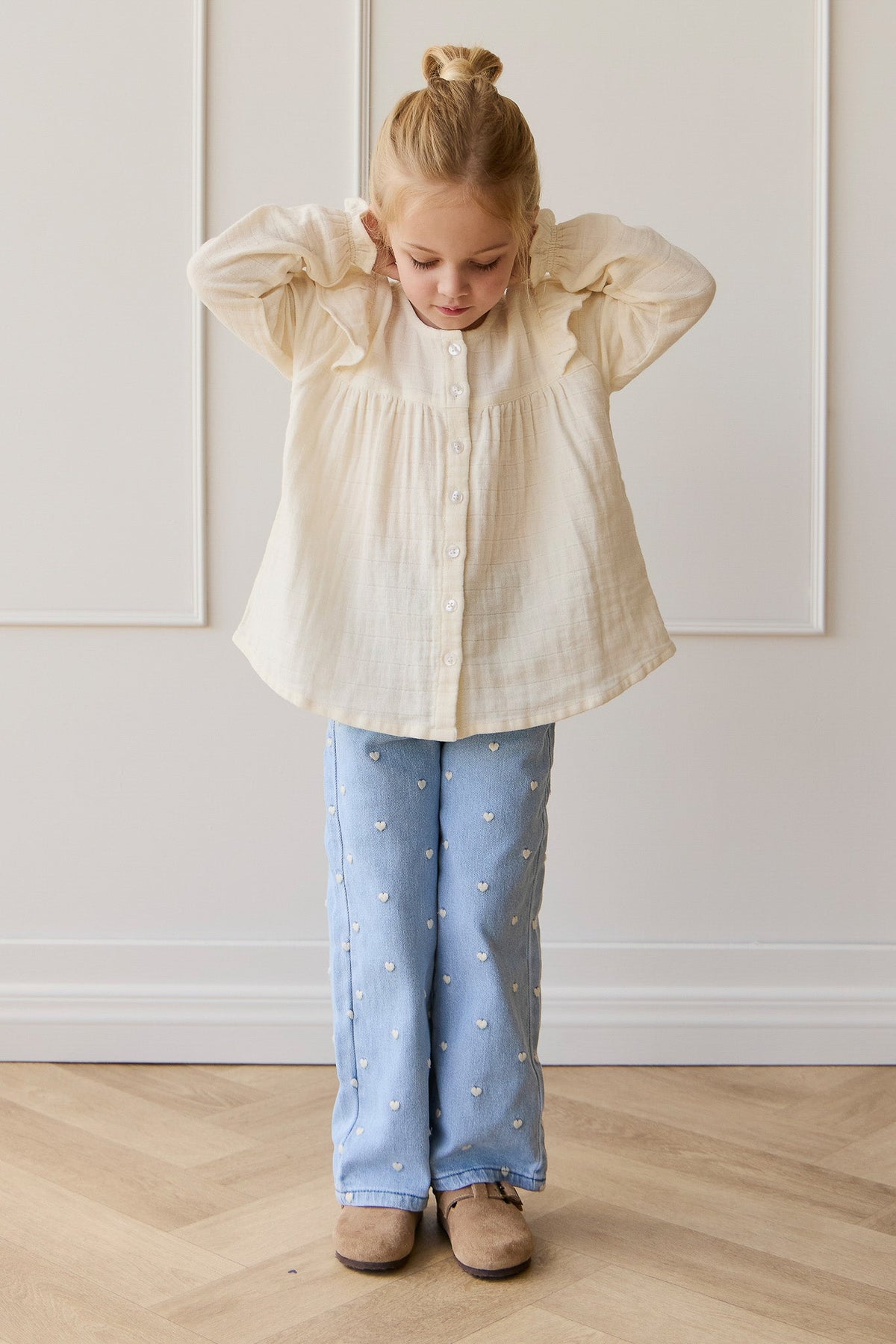 Yvette Pant - Petite Heart Denim - image 1