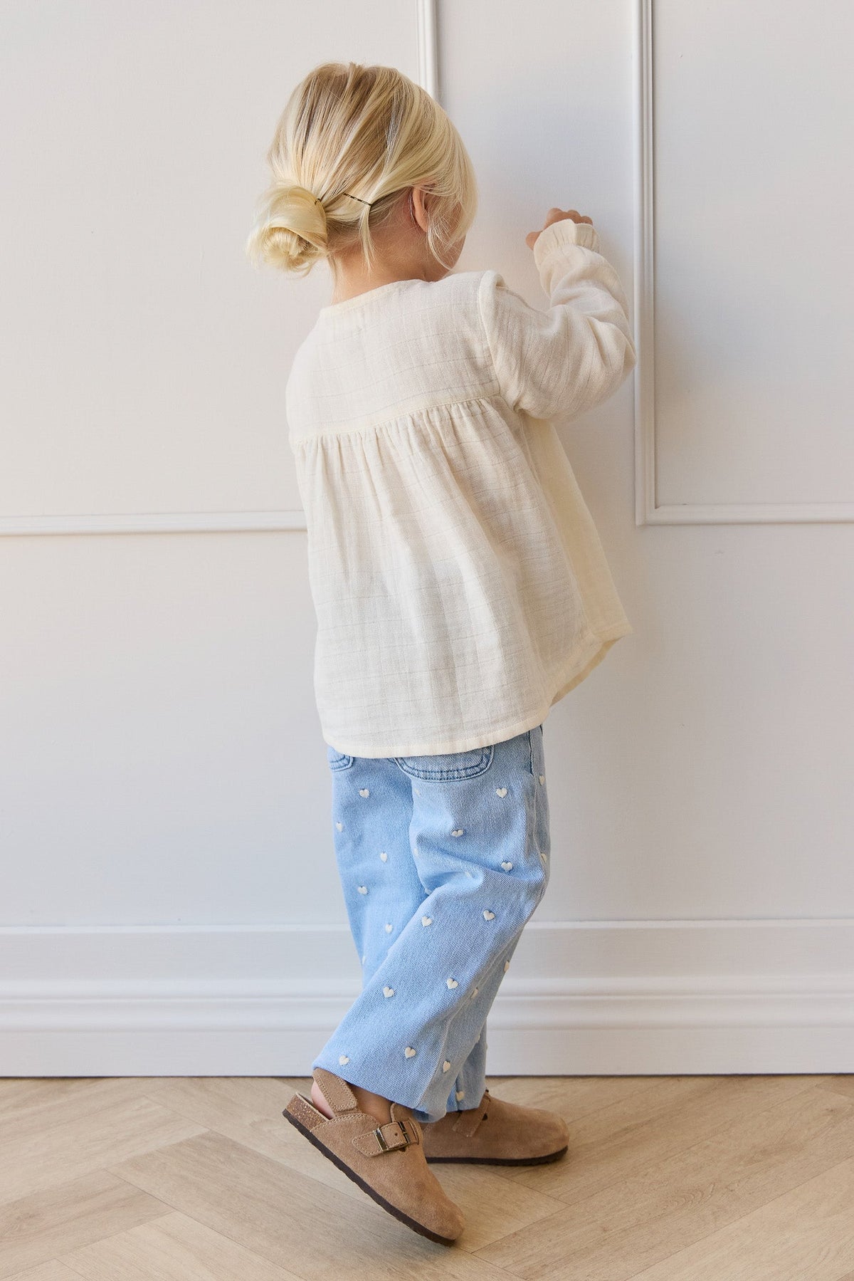 Yvette Pant - Petite Heart Denim - image 5