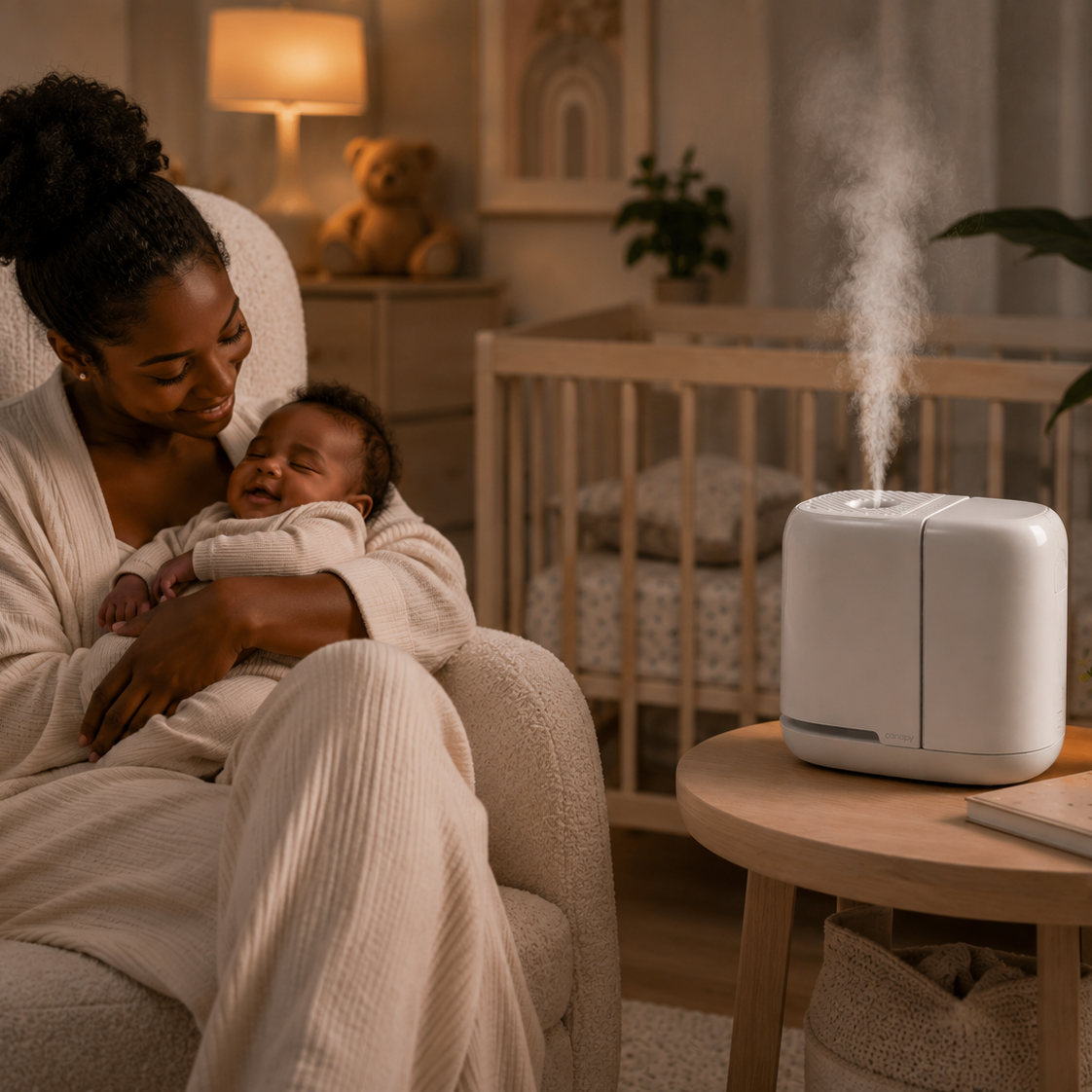 Mold Inhibiting Baby Nursery Humidifier Diffuser - view 3