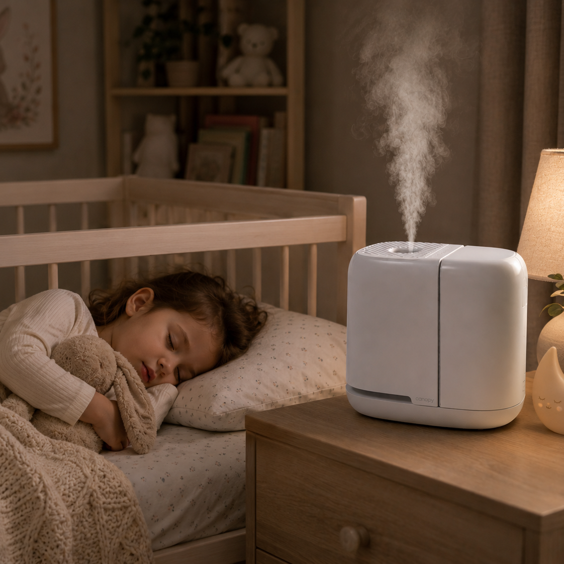 Mold Inhibiting Baby Nursery Humidifier Diffuser - view 4
